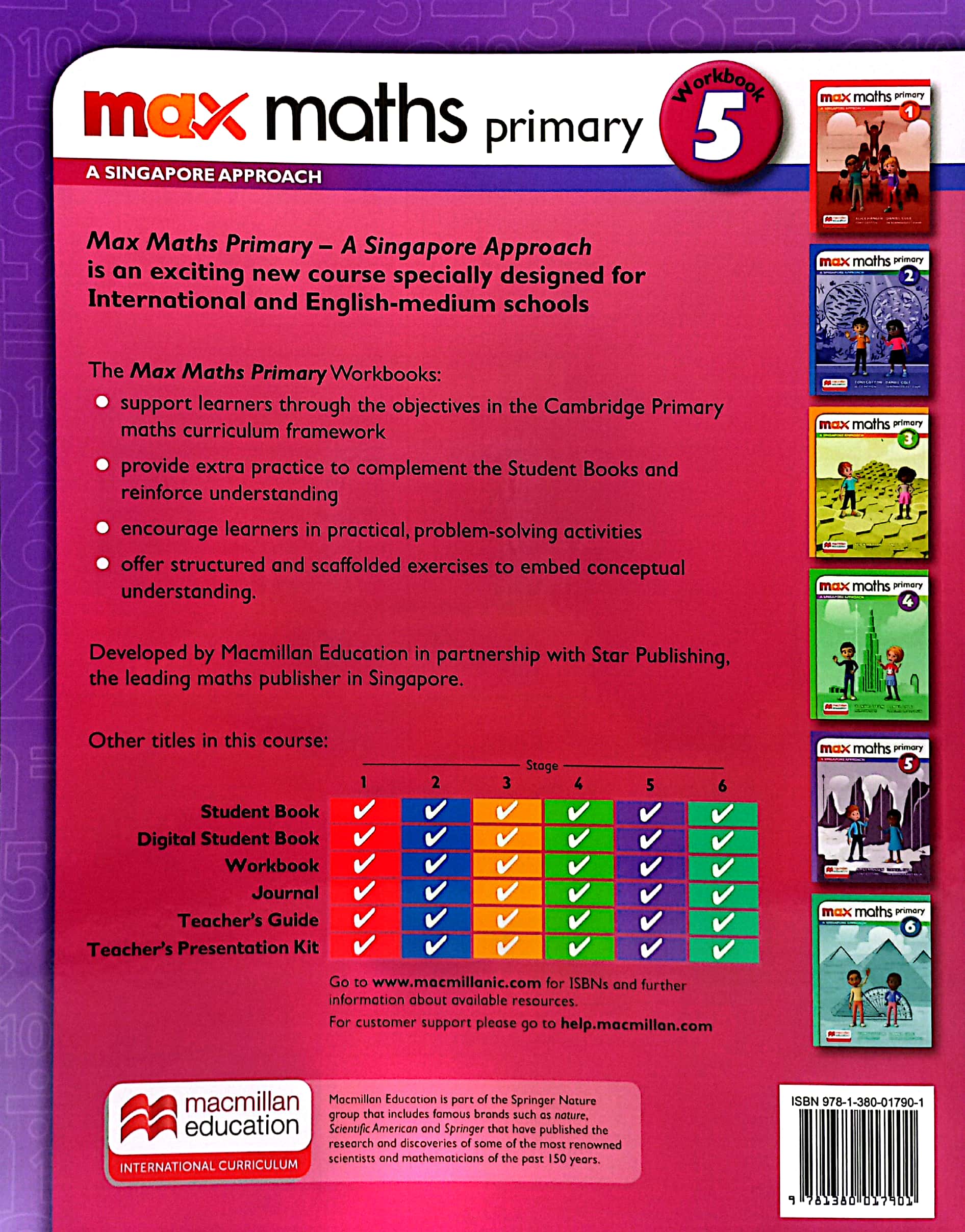 max maths primary a singapore approach grade 5 workbook