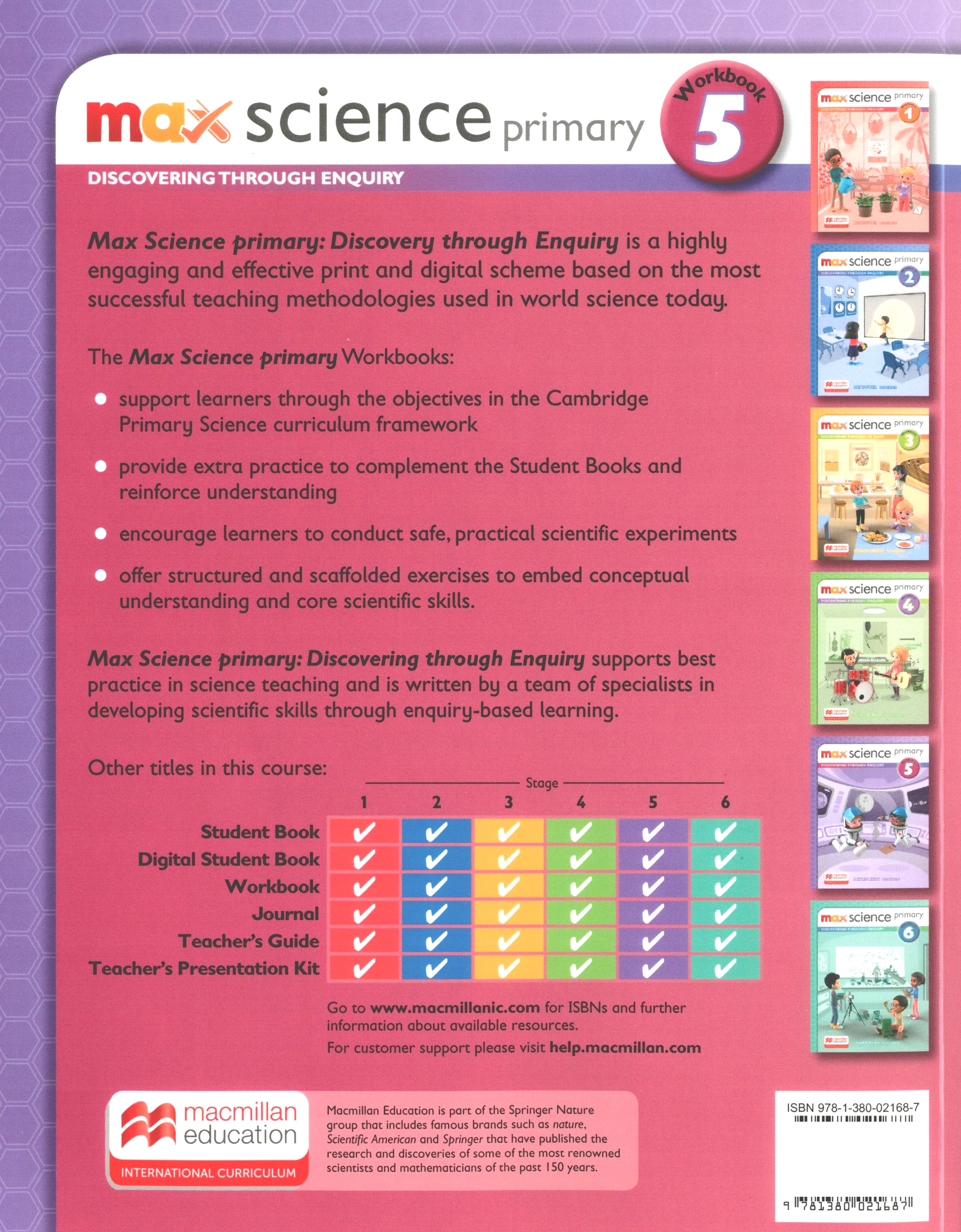 max science primary grade 5 workbook