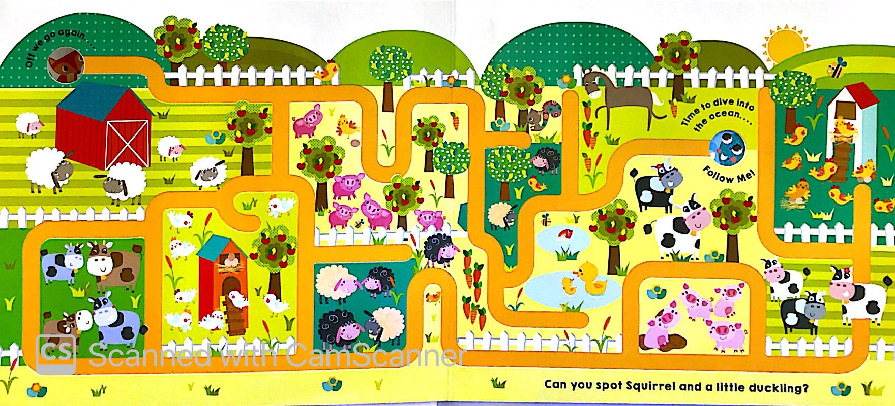 maze book: follow me