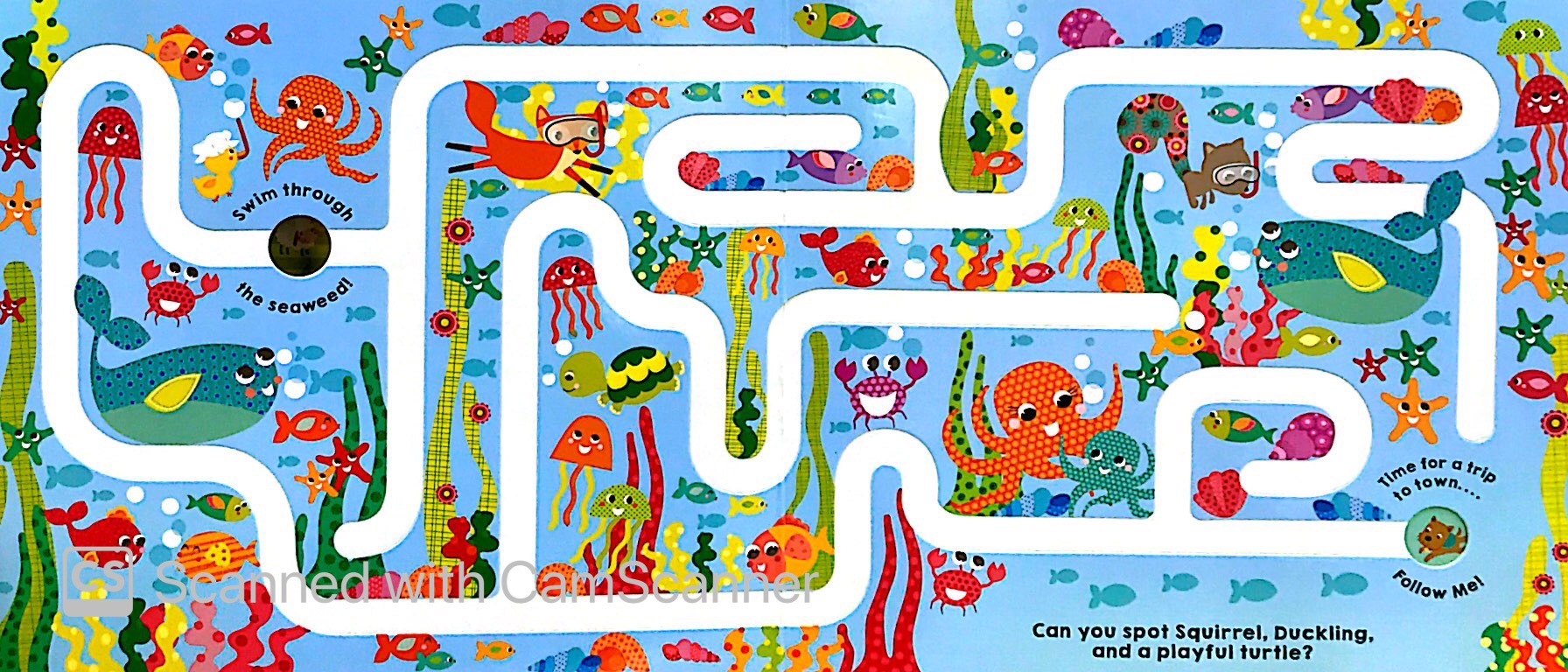 maze book: follow me