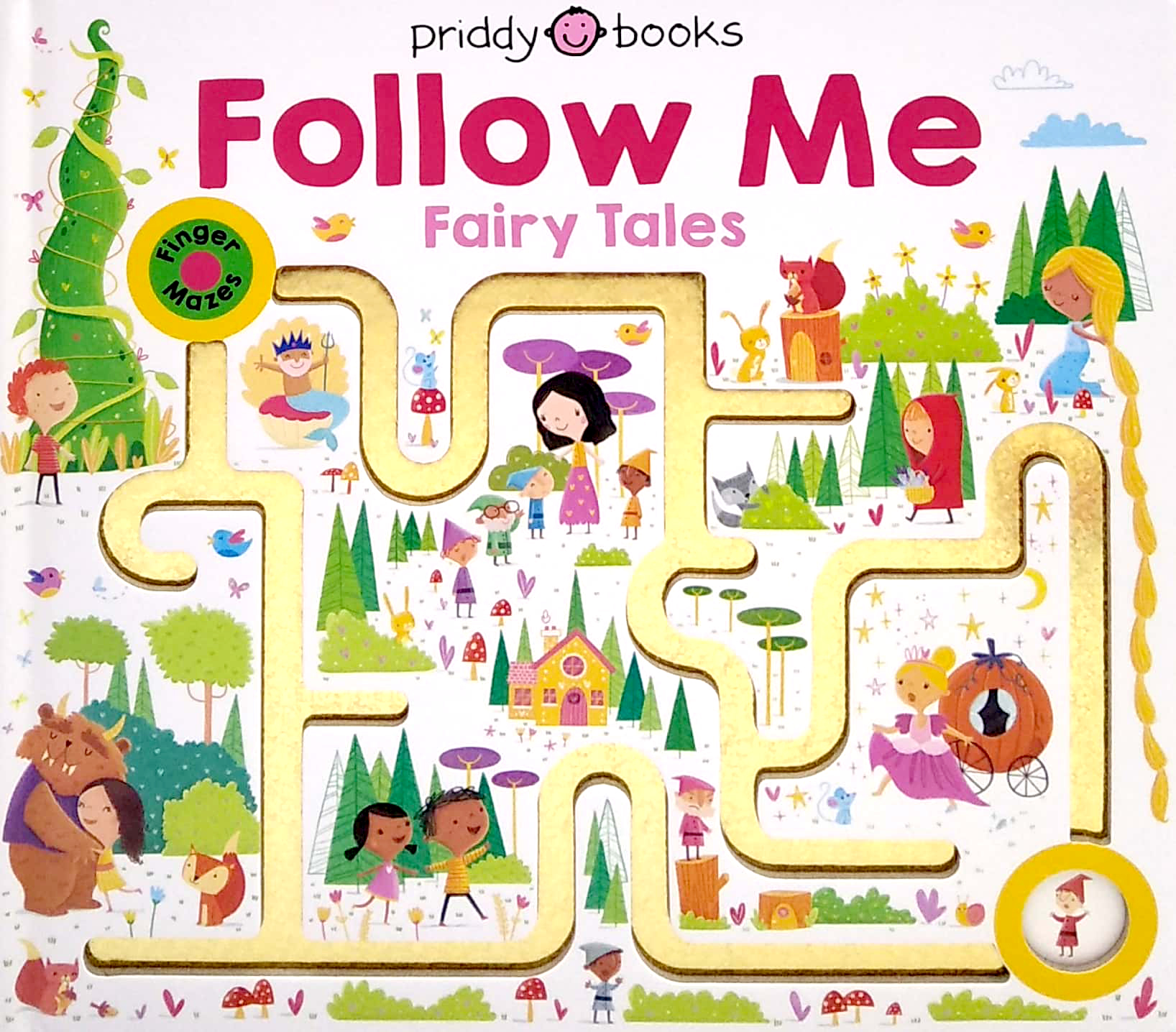 maze book: follow me fairy tales