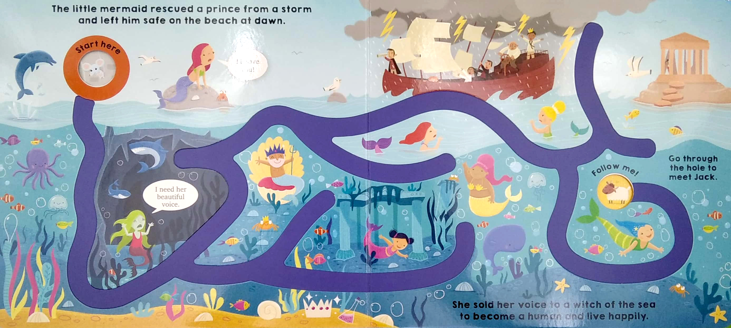 maze book: follow me fairy tales