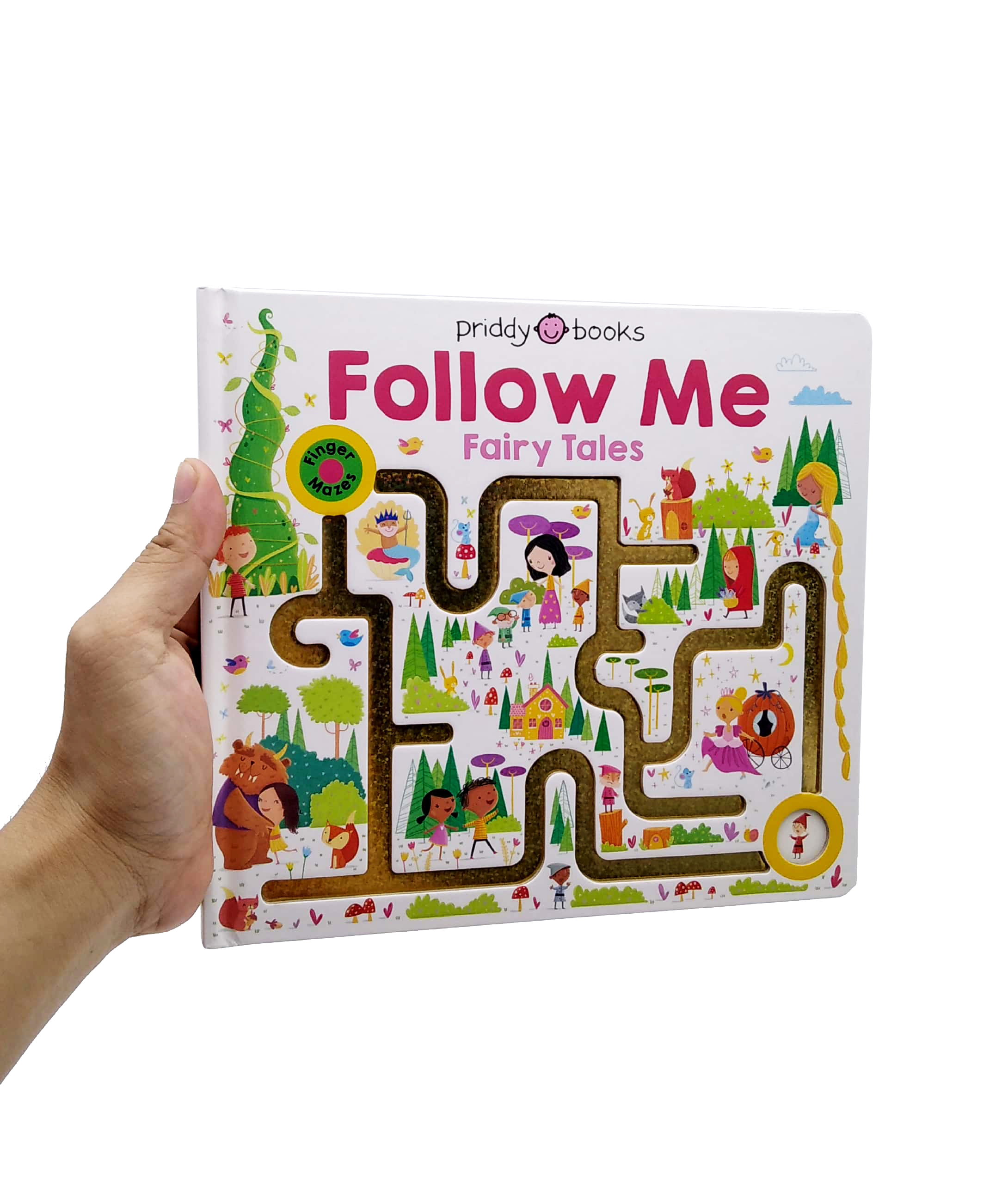 maze book: follow me fairy tales