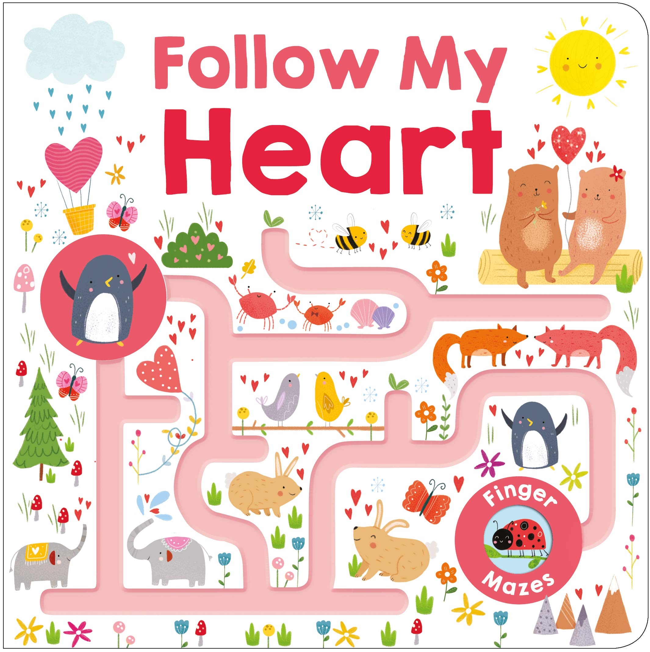 maze book: follow my heart