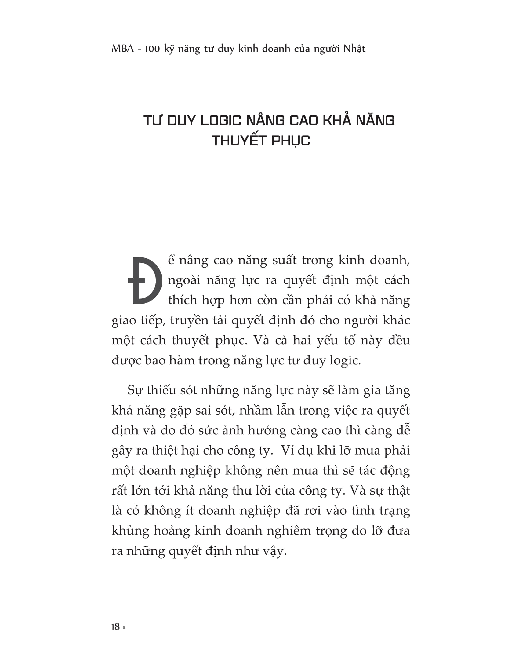 mba - 100 kỹ năng tư duy kinh doanh của người nhật