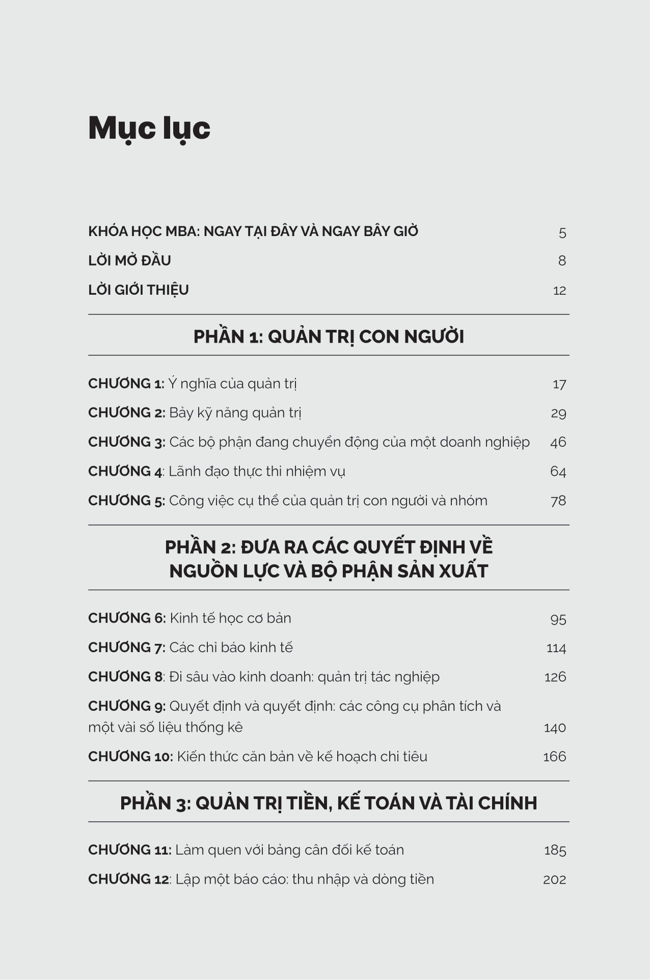 mba cơ bản - khóa học quản trị kinh doanh cấp tốc cho người bận rộn