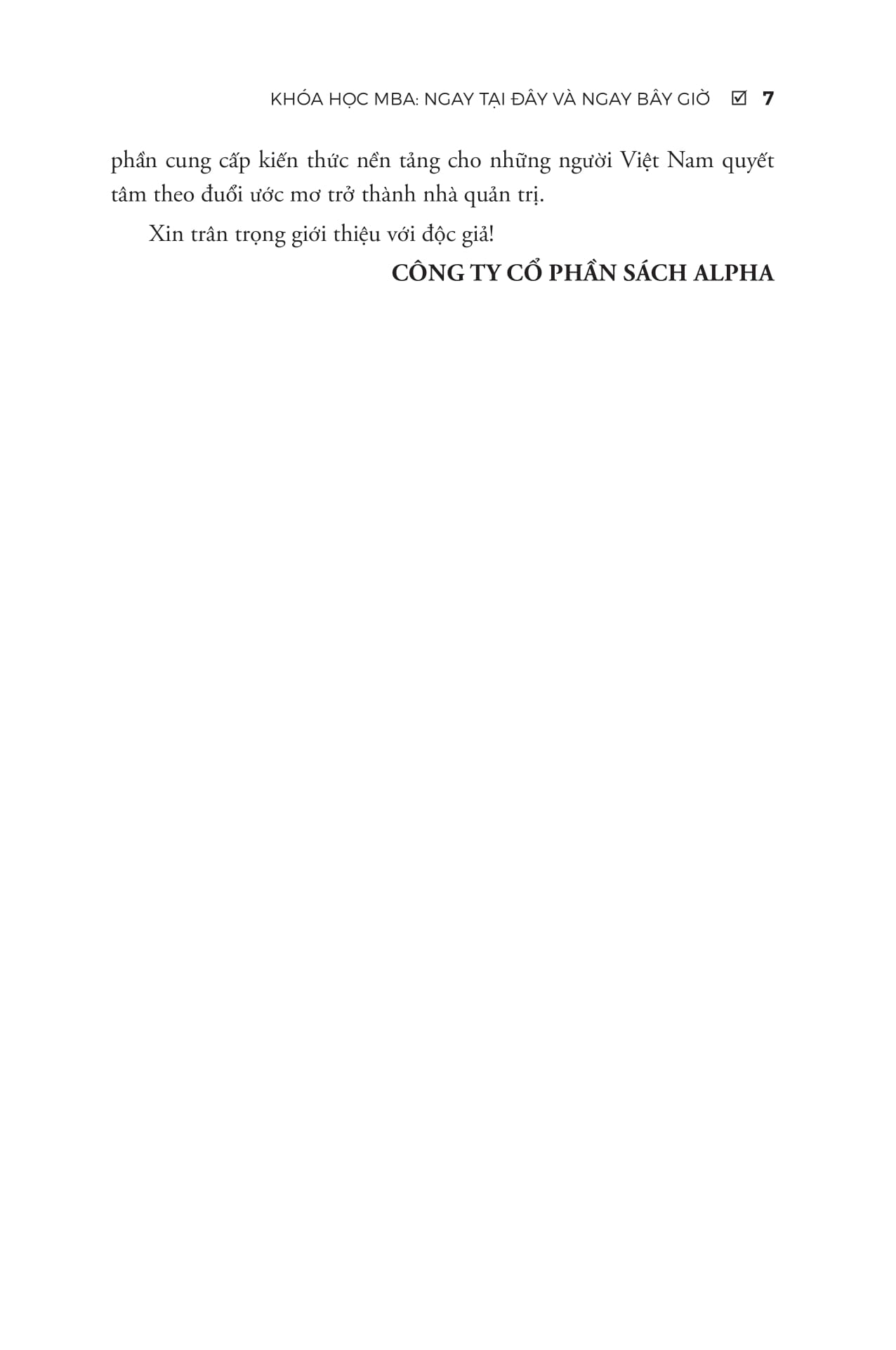 mba cơ bản - khóa học quản trị kinh doanh cấp tốc cho người bận rộn