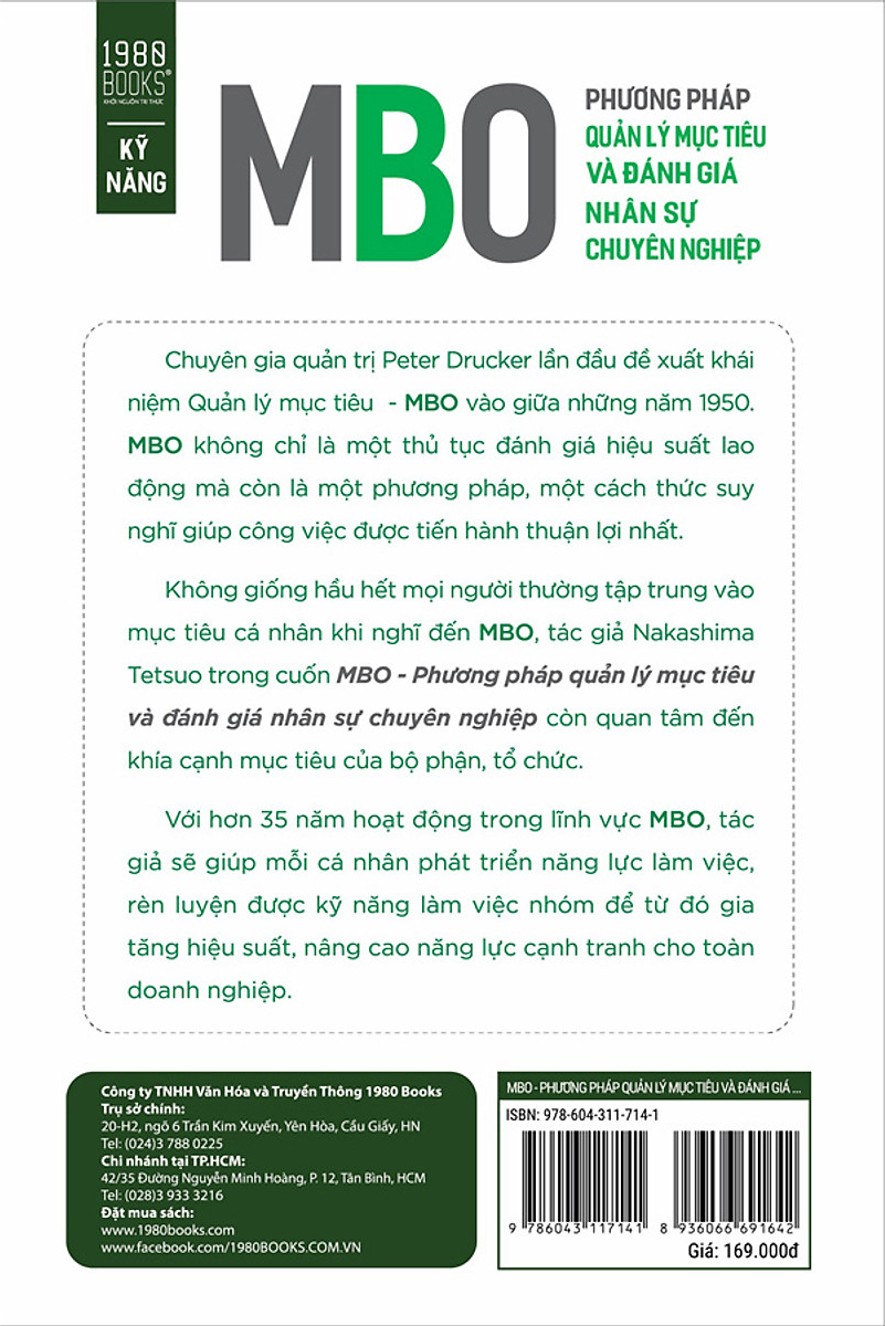 mbo - phương pháp quản lý mục tiêu và đánh giá nhân sự chuyên nghiệp