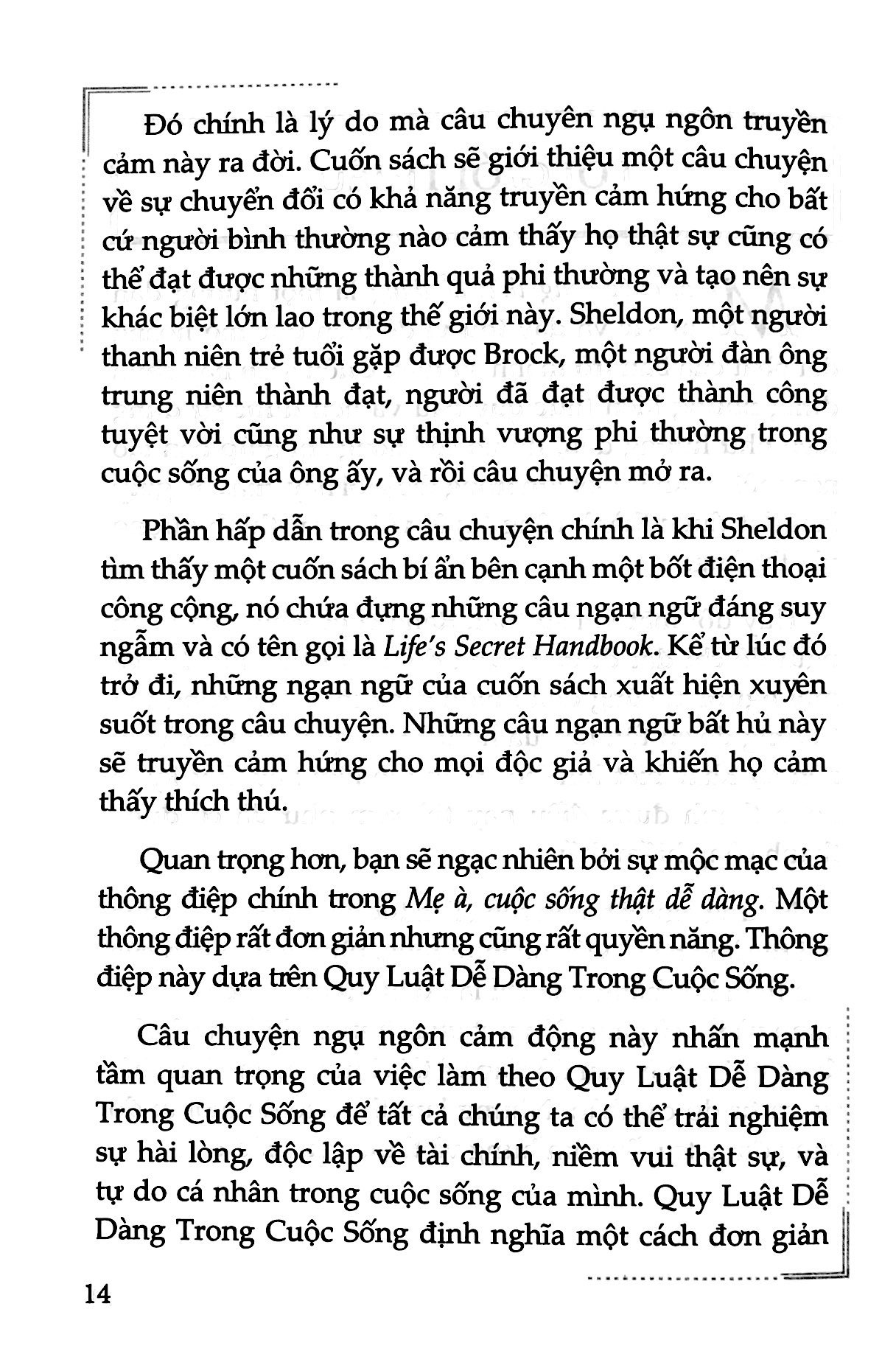 mẹ à, cuộc sống thật dễ dàng