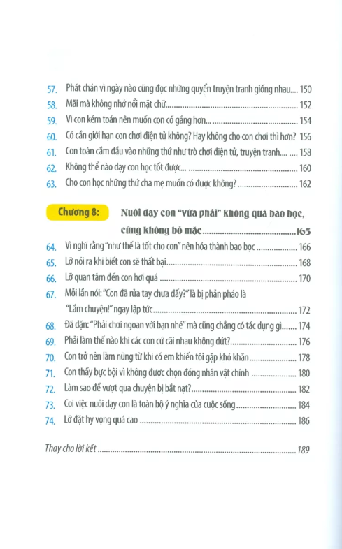 mẹ biết đủ, con tự chủ