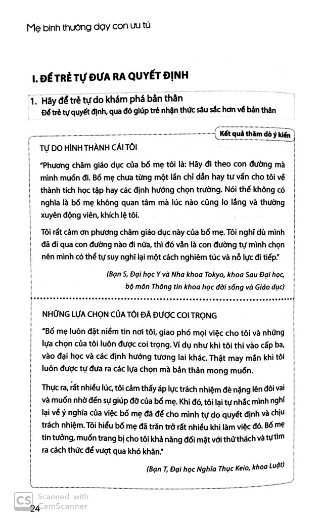 mẹ bình thường dạy con ưu tú