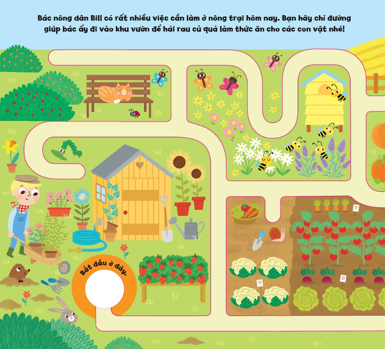 mê cung diệu kì - cuộc sống ở nông trại - bìa cứng