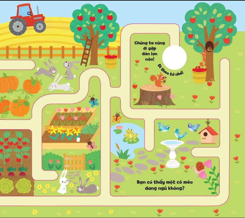 mê cung diệu kì - cuộc sống ở nông trại - bìa cứng