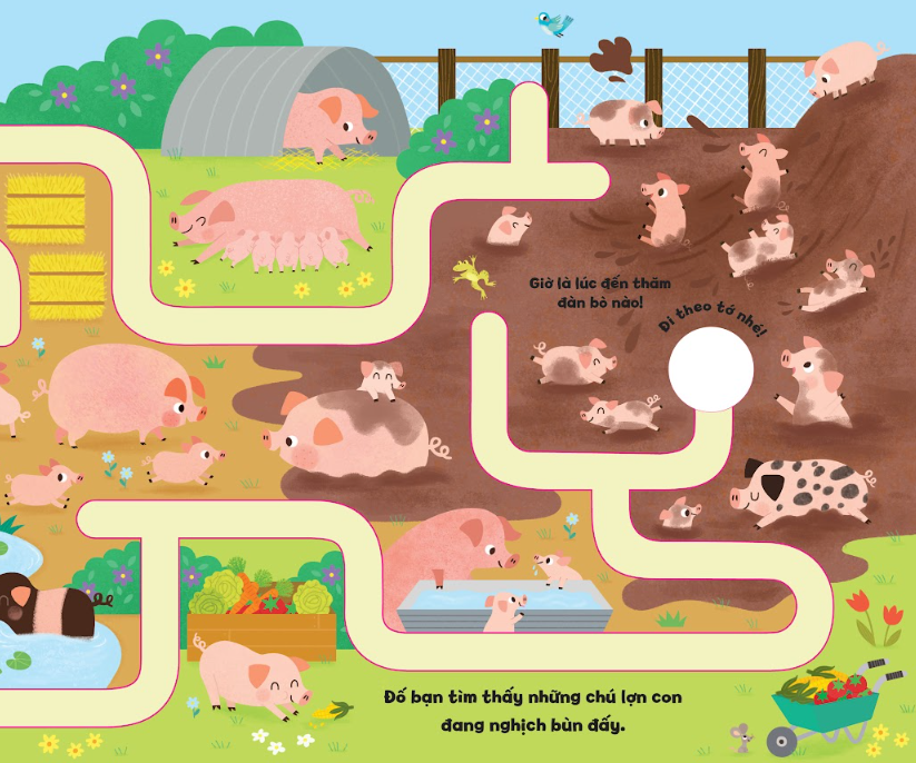 mê cung diệu kì - cuộc sống ở nông trại - bìa cứng