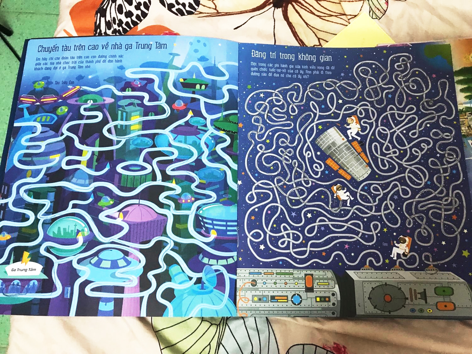 mê cung phát triển tư duy - du hành vũ trụ