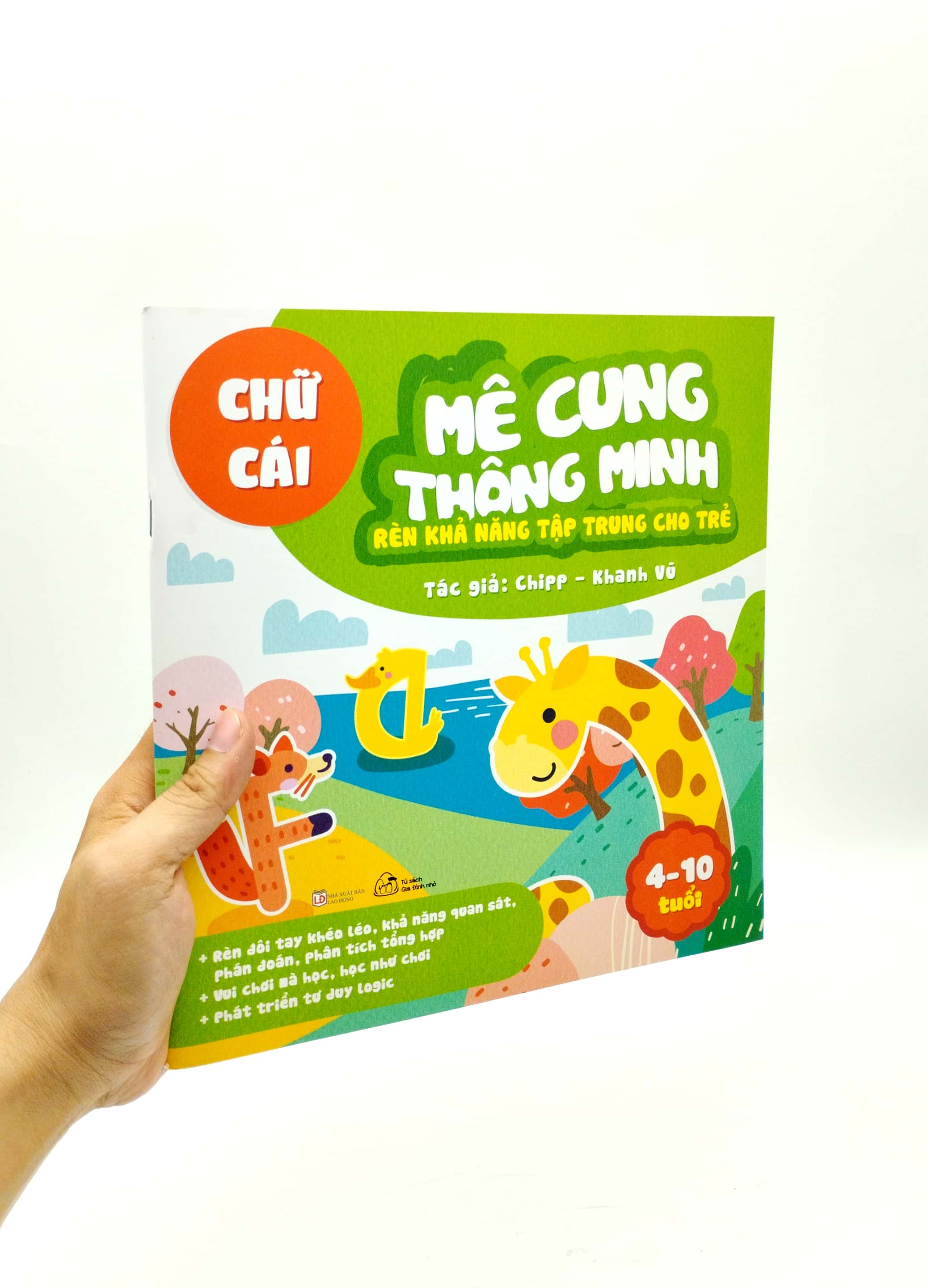 mê cung thông minh - rèn khả năng tập trung cho trẻ - chữ cái (từ 4-10 tuổi)
