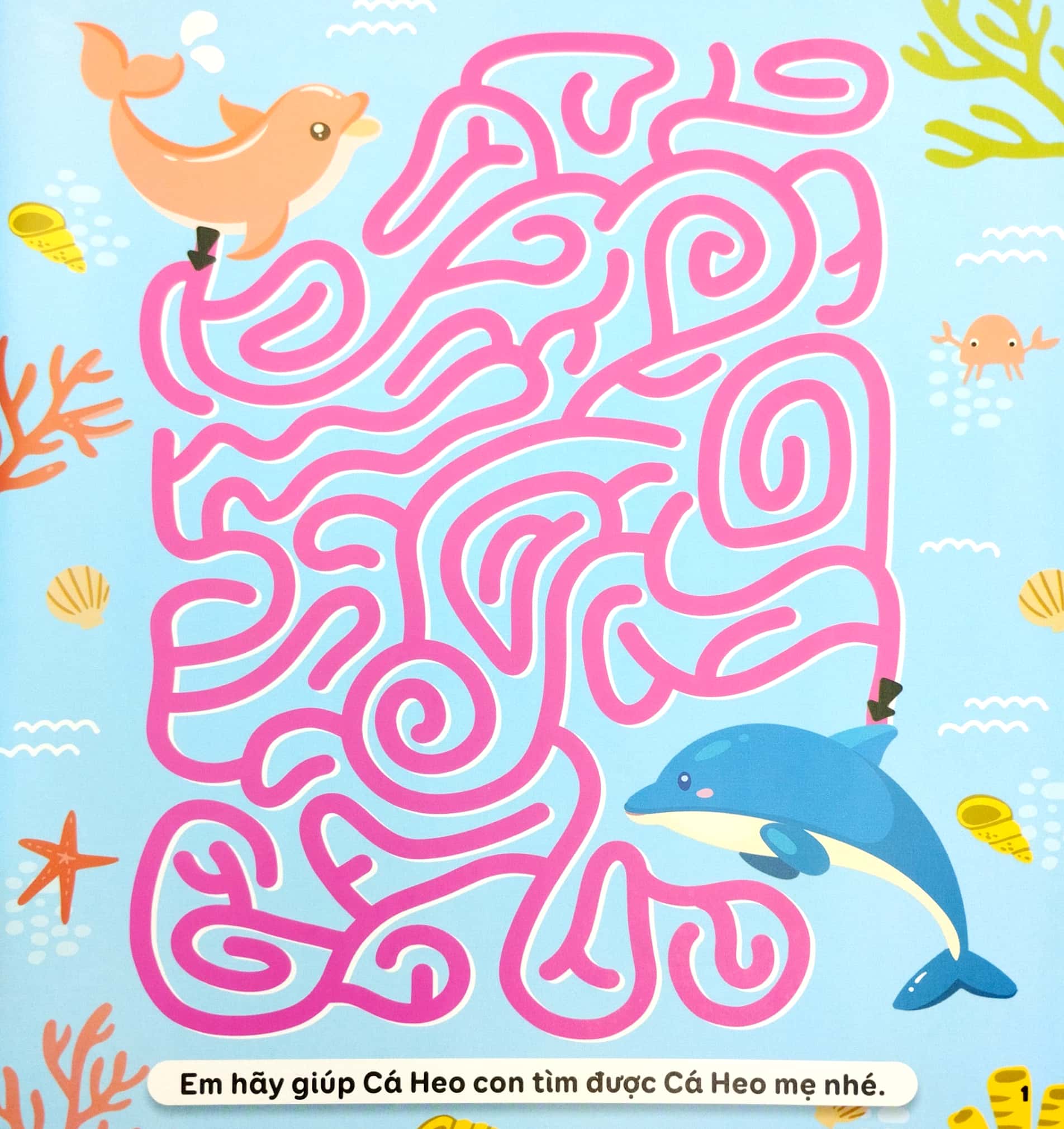 mê cung thông minh - rèn khả năng tập trung cho trẻ - động vật (từ 4-10 tuổi)