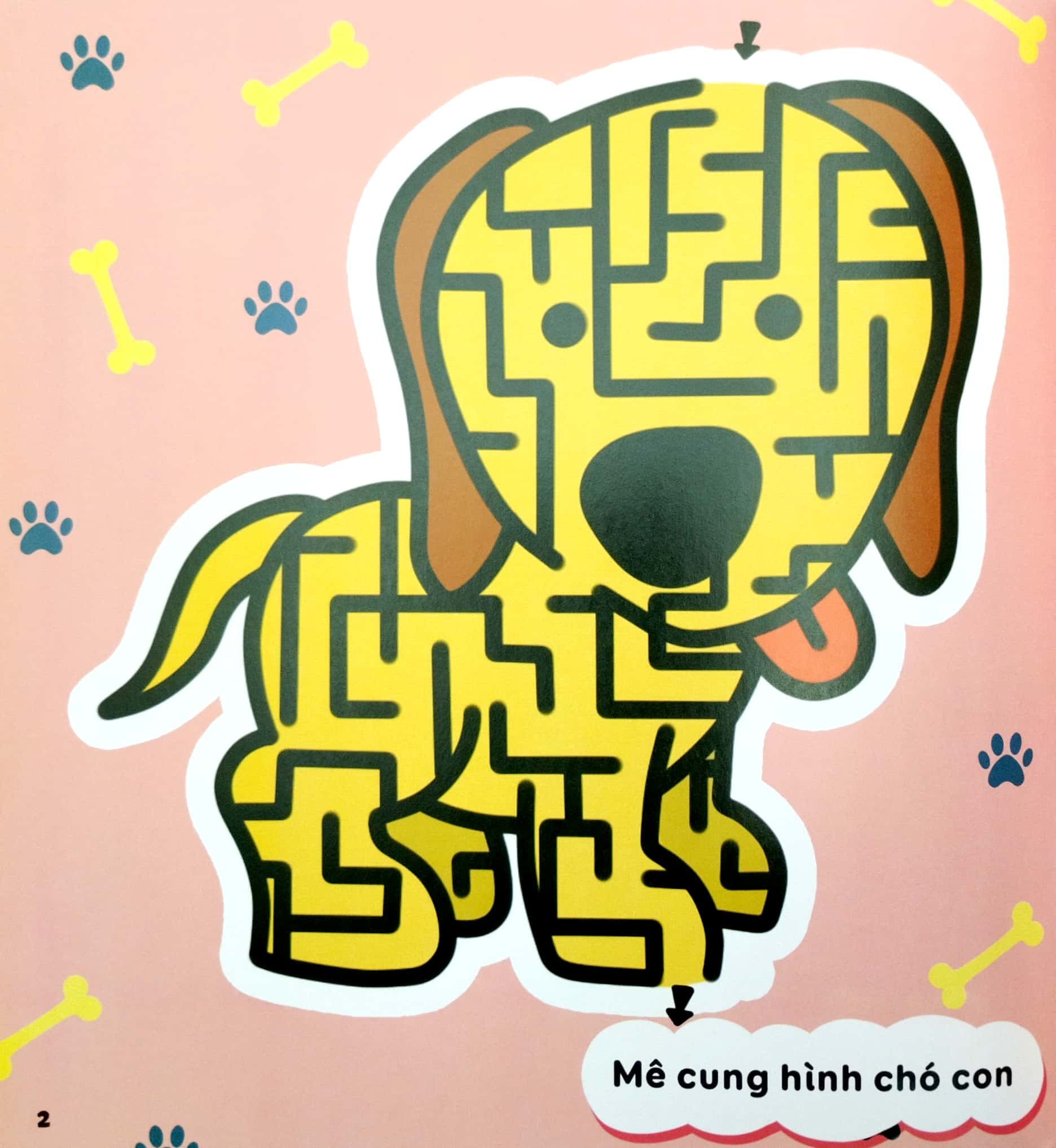 mê cung thông minh - rèn khả năng tập trung cho trẻ - động vật (từ 4-10 tuổi)