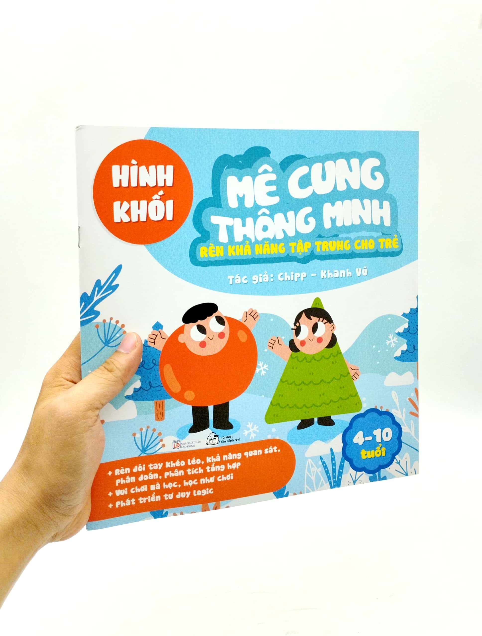 mê cung thông minh - rèn khả năng tập trung cho trẻ - hình khối (từ 4-10 tuổi)