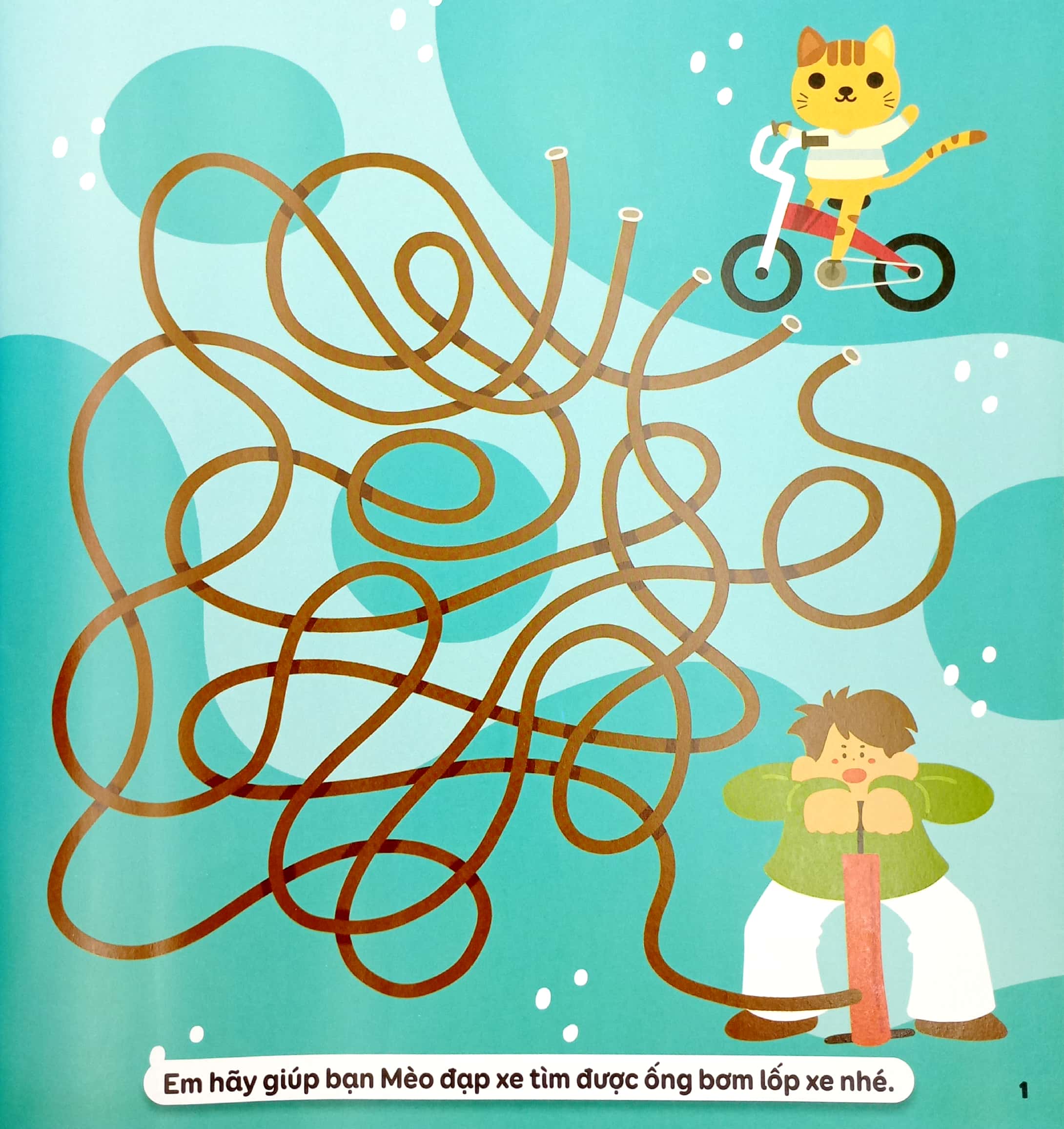 mê cung thông minh - rèn khả năng tập trung cho trẻ - phương tiện (từ 4-10 tuổi)