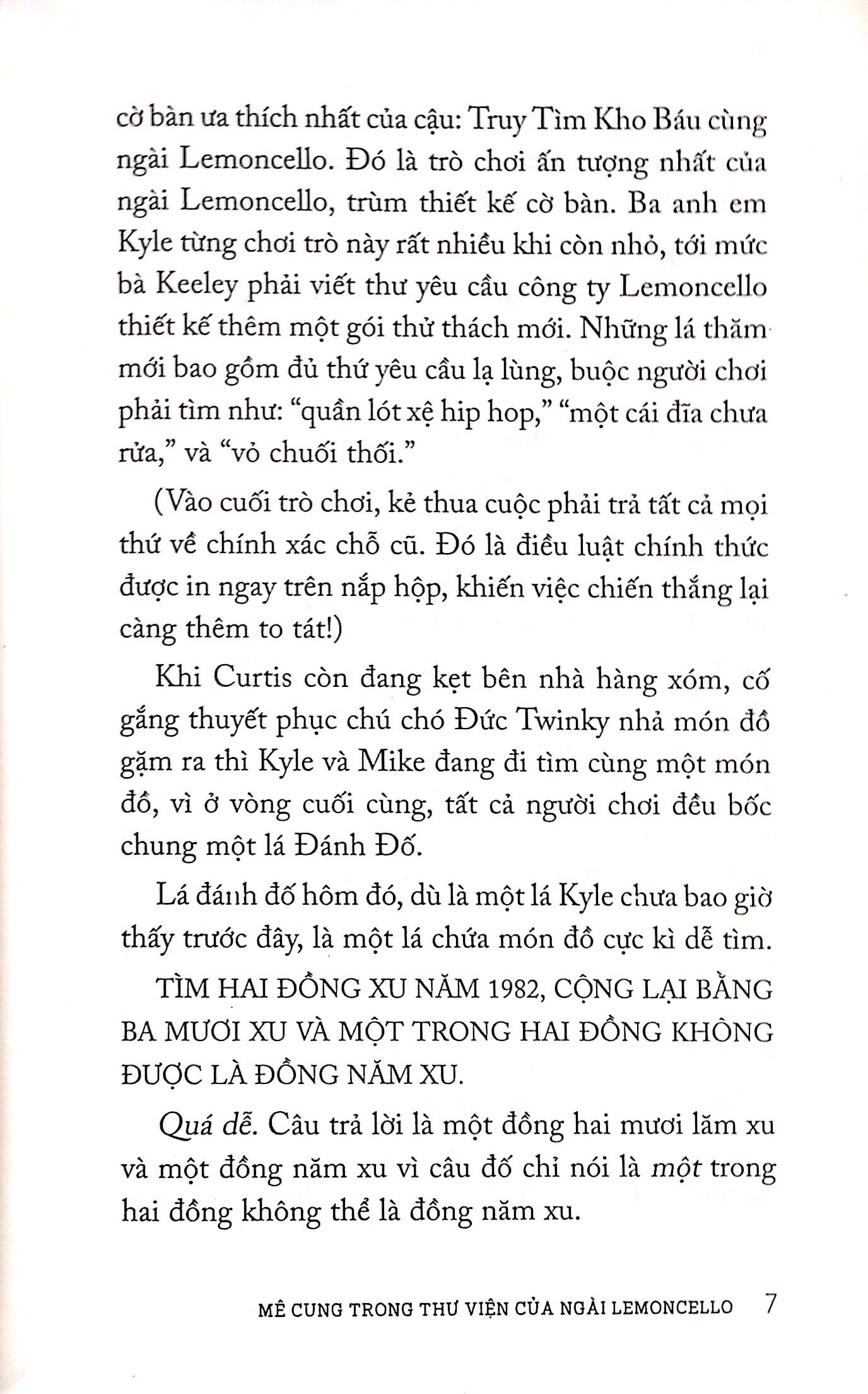 mê cung trong thư viện của ngài lemoncello