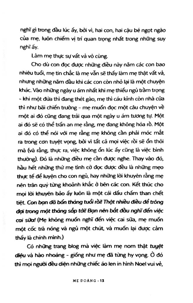 mẹ đoảng - những nốt thăng hài hước và nốt trầm cảm xúc khi làm mẹ