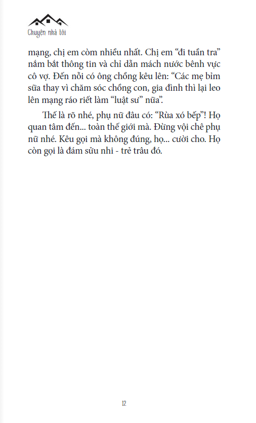 mẹ già còn ở trên phây - chuyện nhà tôi