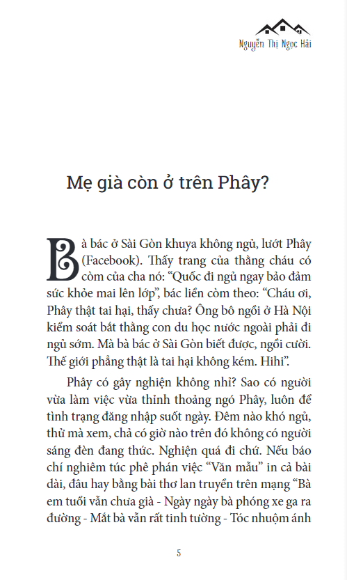 mẹ già còn ở trên phây - chuyện nhà tôi