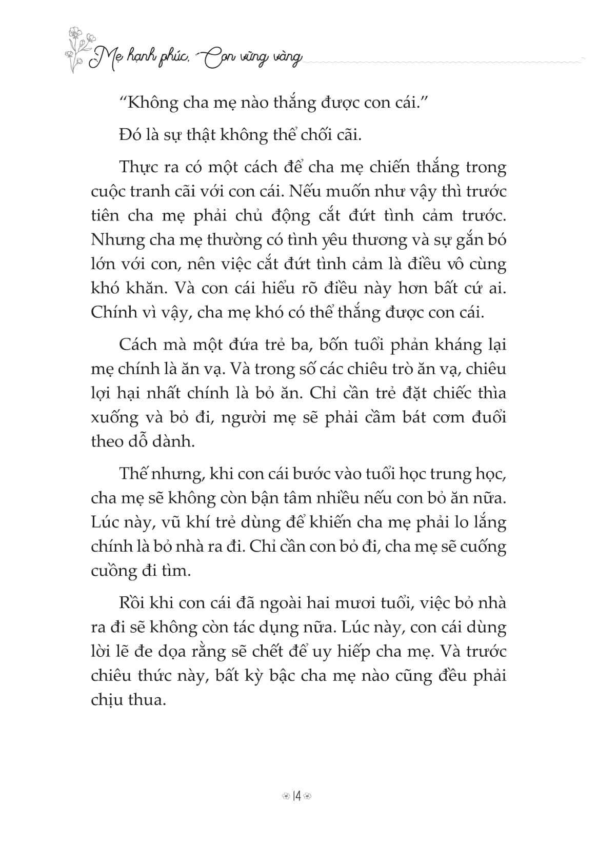 Me Hanh Phuc - Con Vung Vang - Nghe Thuat Lam Me Hanh Phuc Va Nuoi Day Con Truong Thanh Tu Thien Su Pomnyun Sunim