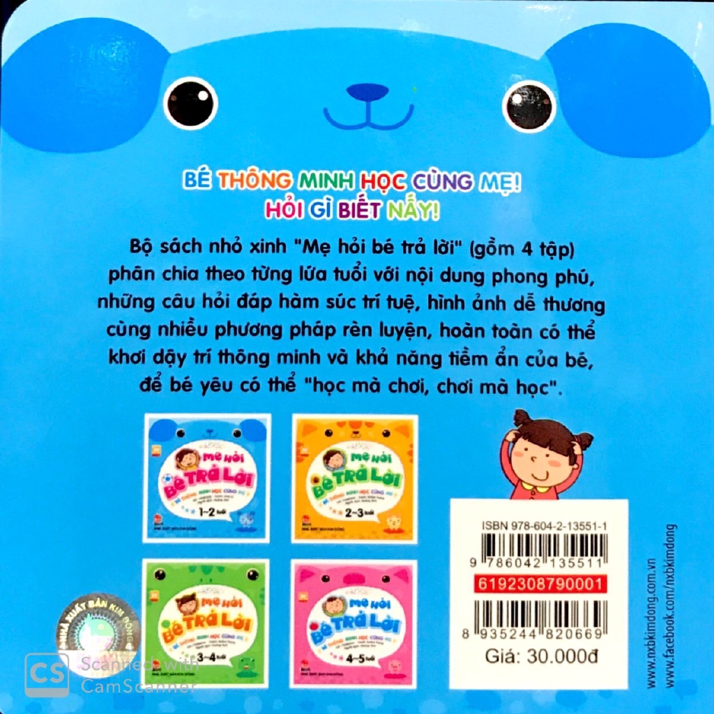 mẹ hỏi bé trả lời 1-2 tuổi (tái bản 2019)