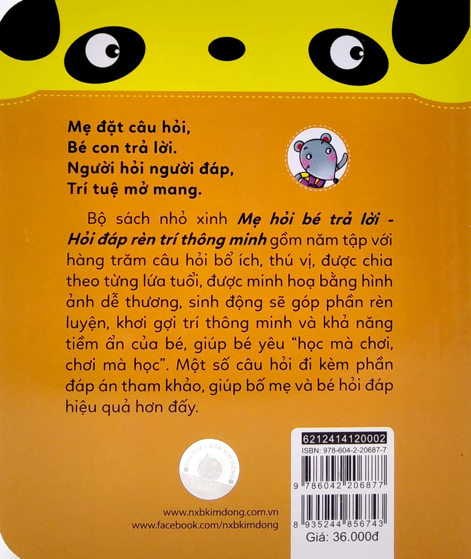 mẹ hỏi bé trả lời - hỏi đáp rèn trí thông minh (2-3 tuổi) (tái bản 2021)