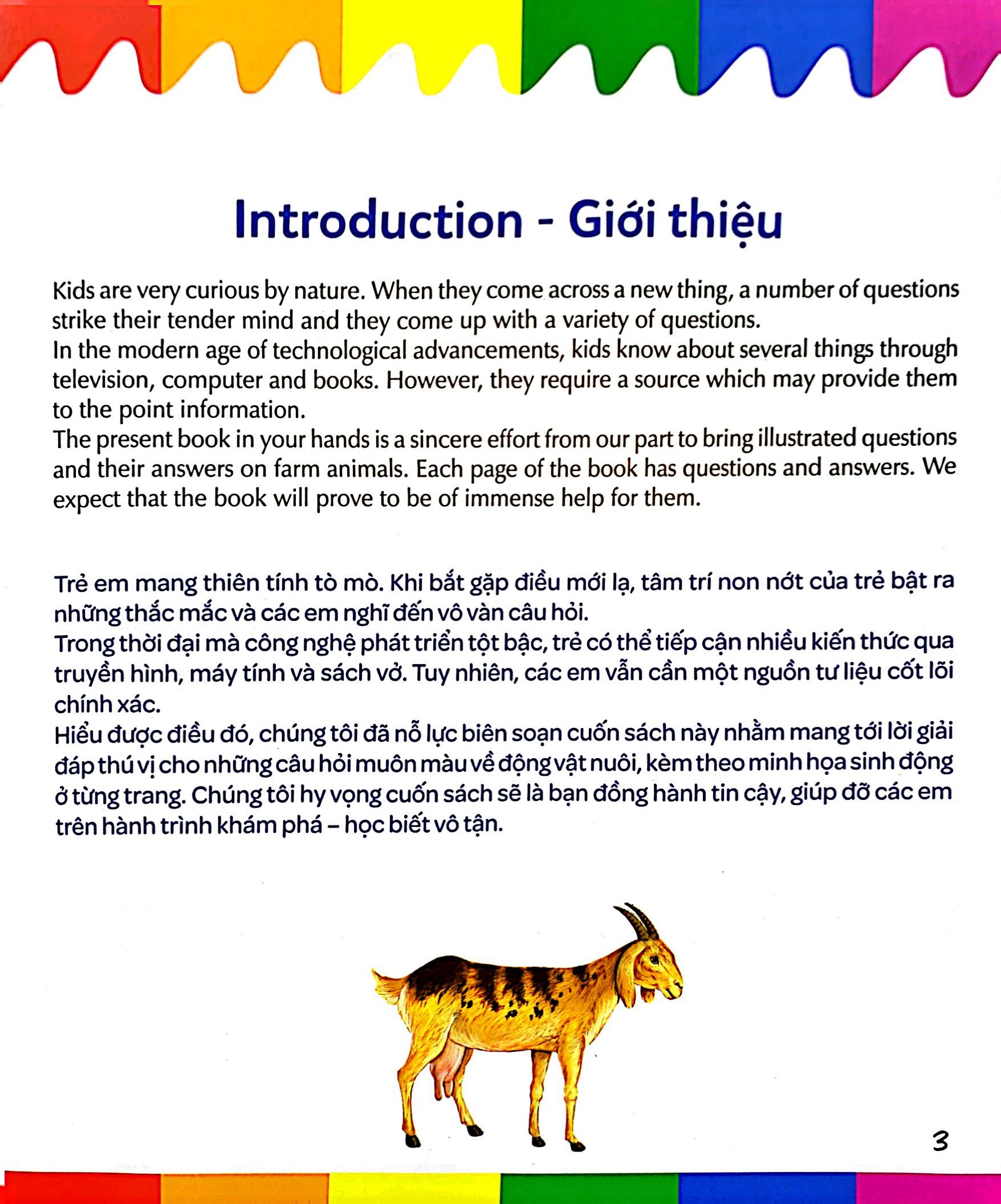 mẹ hỏi bé trả lời - song ngữ anh-việt - farm animals - động vật nuôi (dành cho trẻ từ 2-7 tuổi)