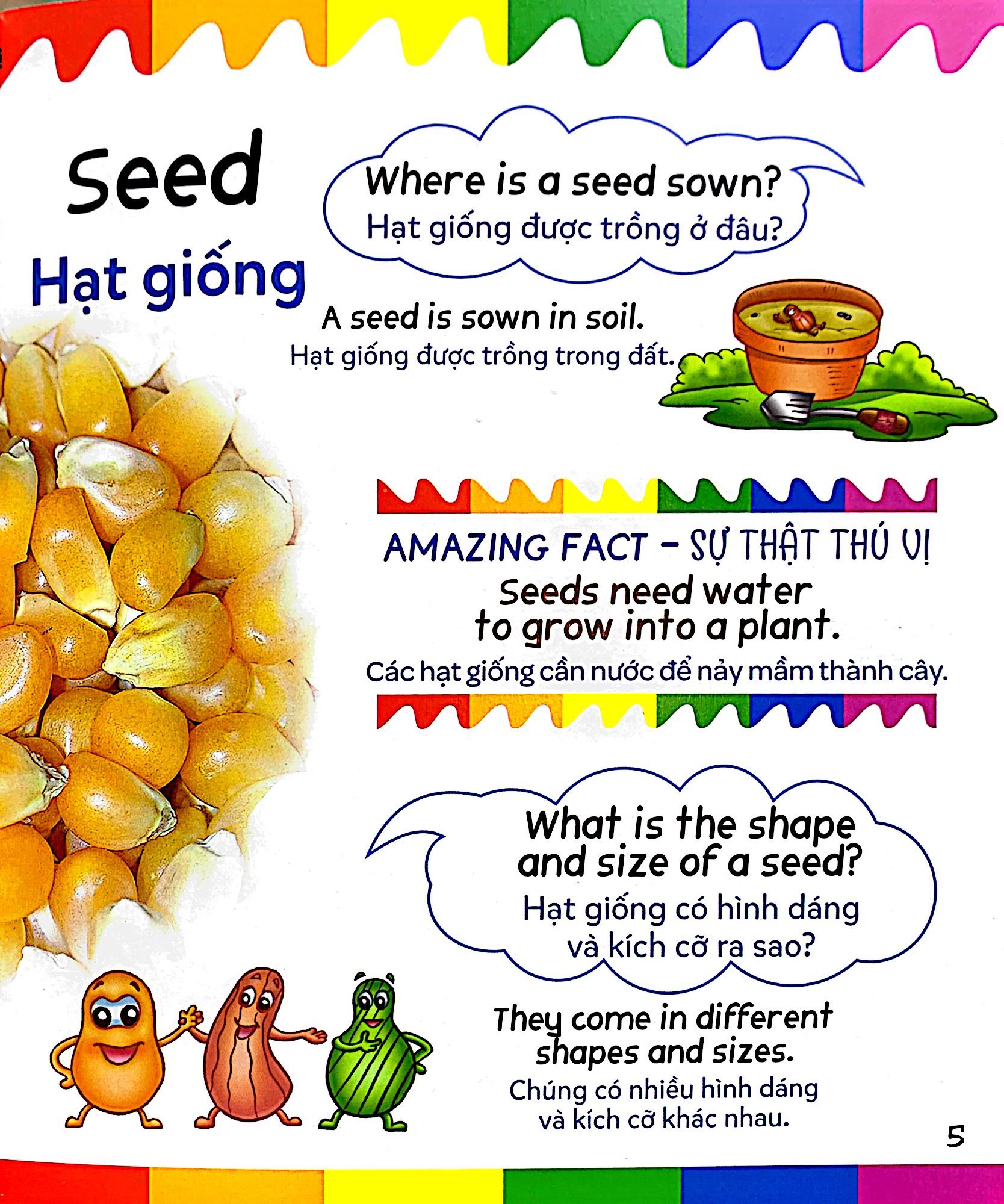 mẹ hỏi bé trả lời - song ngữ anh-việt - plants - thực vật (dành cho trẻ từ 2-7 tuổi)