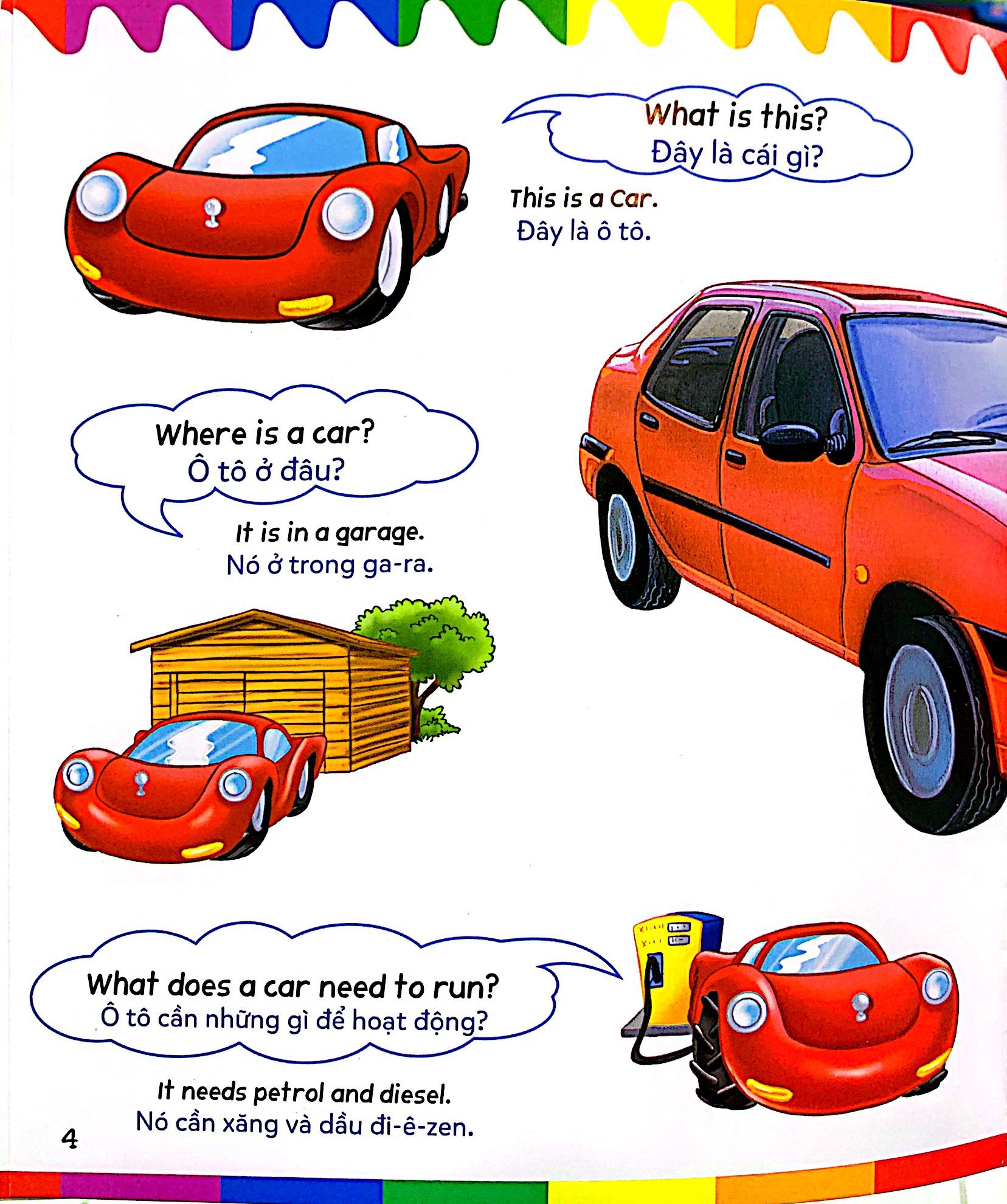 mẹ hỏi bé trả lời - song ngữ anh-việt - vehicles - phương tiện giao thông (dành cho trẻ từ 2-7 tuổi)