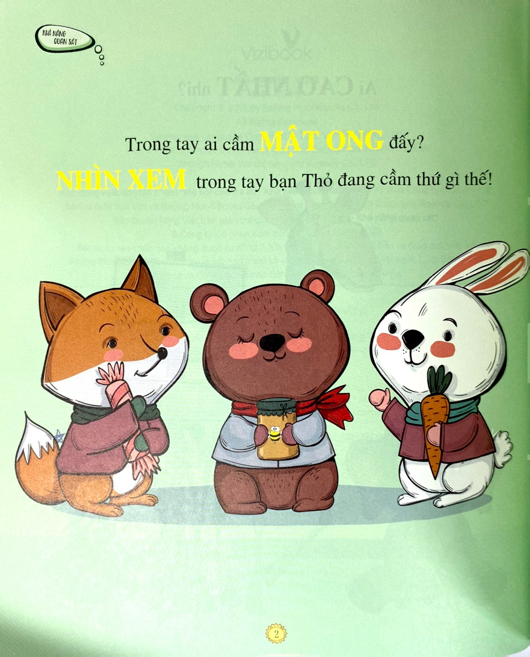 mẹ hỏi con trả lời - khả năng quan sát