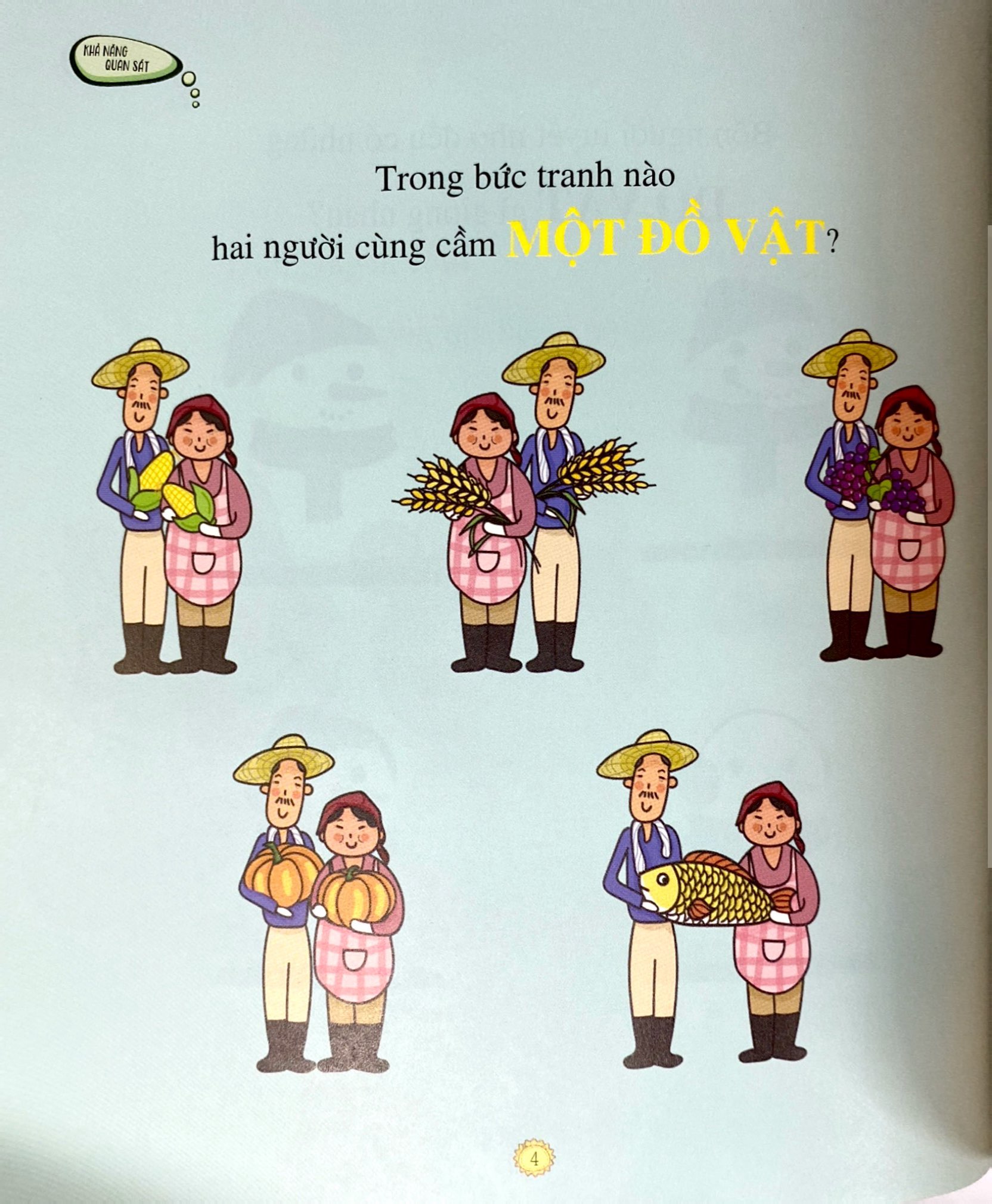 mẹ hỏi con trả lời - khả năng quan sát