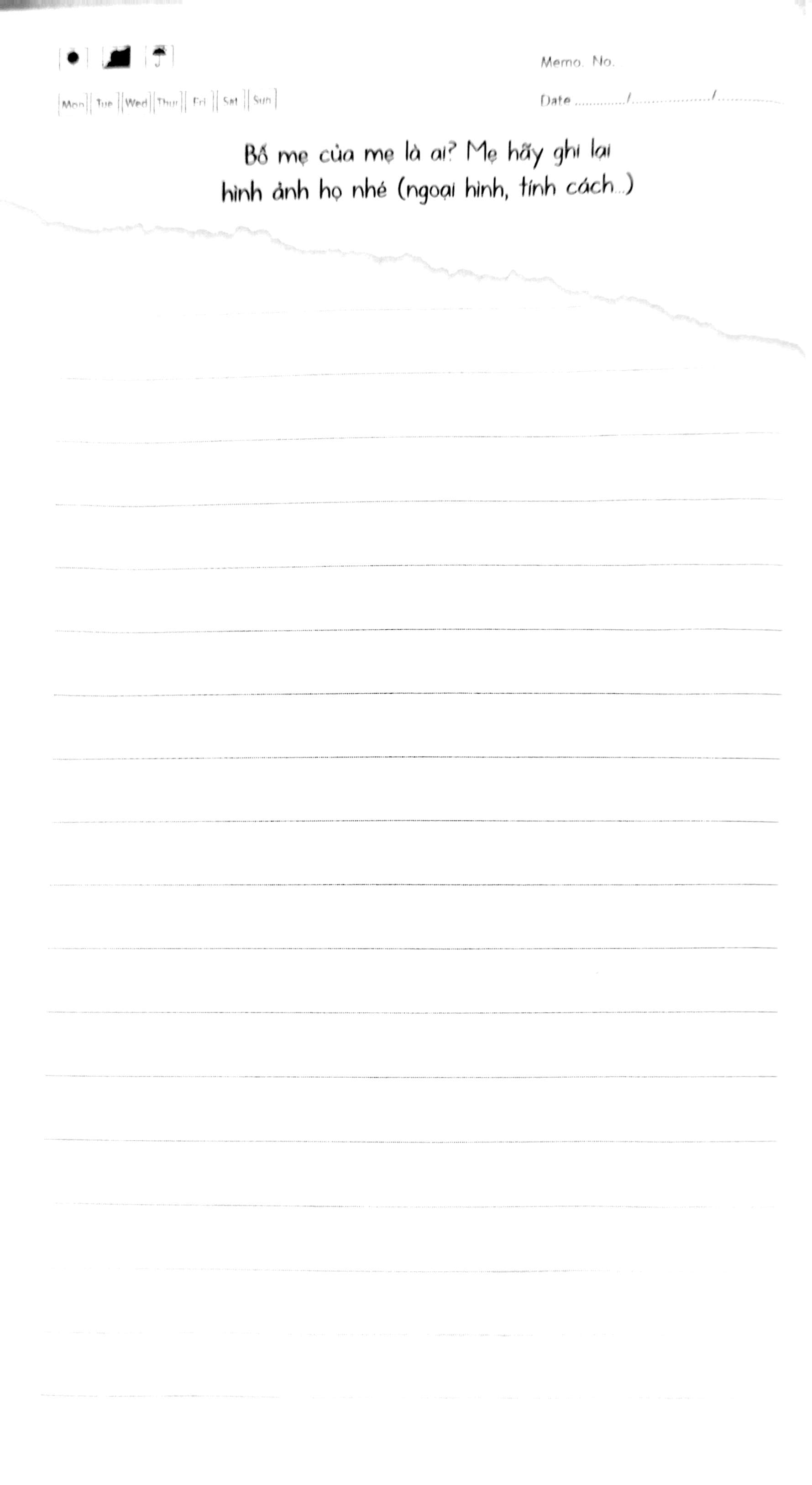 mẹ kể chuyện đời mẹ - hướng dẫn viết nhật ký cho mẹ