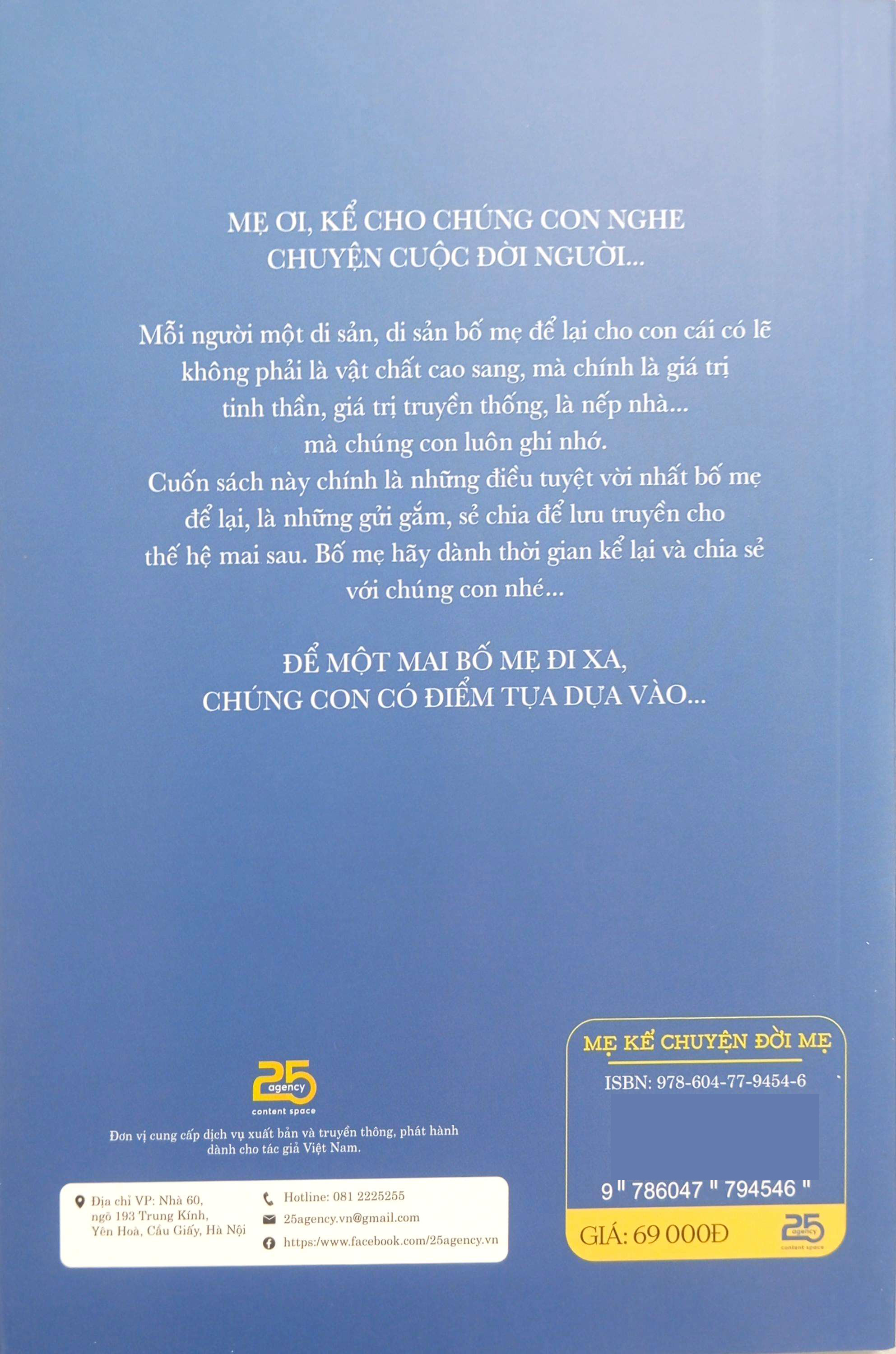 mẹ kể chuyện đời mẹ - hướng dẫn viết nhật ký cho mẹ