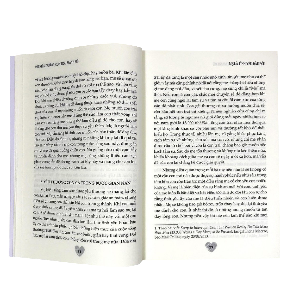 mẹ kiên cường, con trai mạnh mẽ