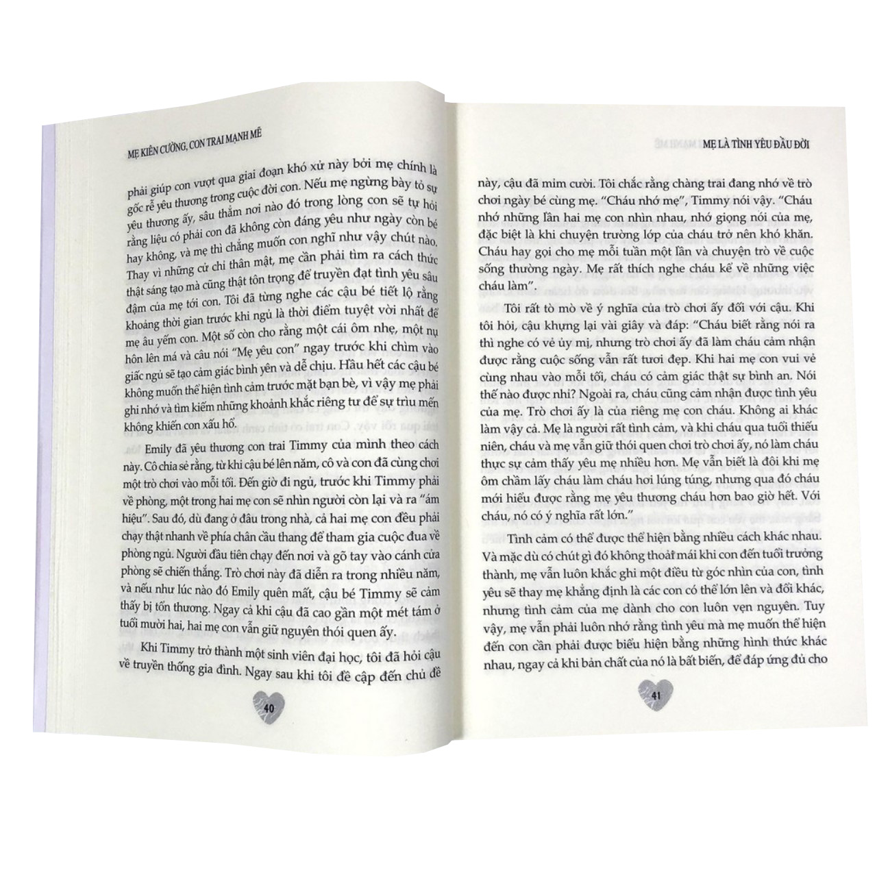 mẹ kiên cường, con trai mạnh mẽ