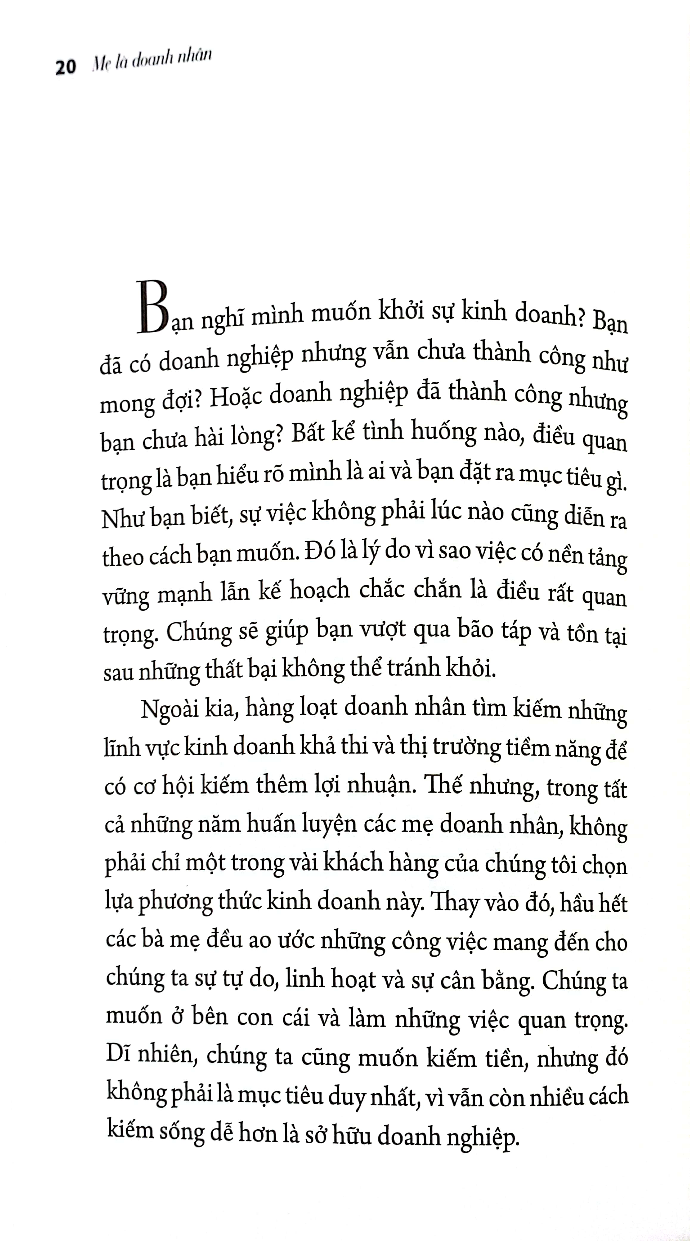 mẹ là doanh nhân