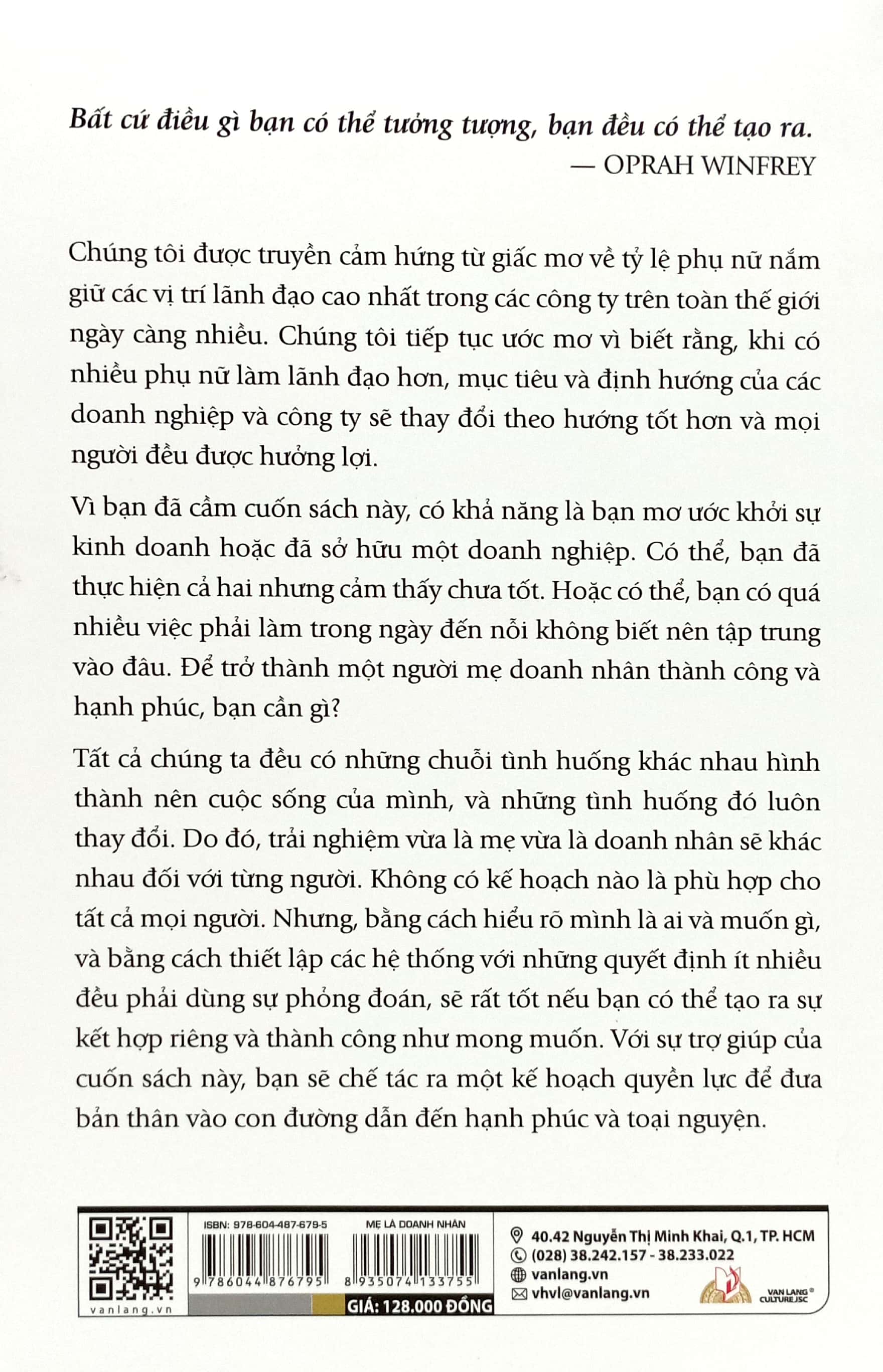 mẹ là doanh nhân