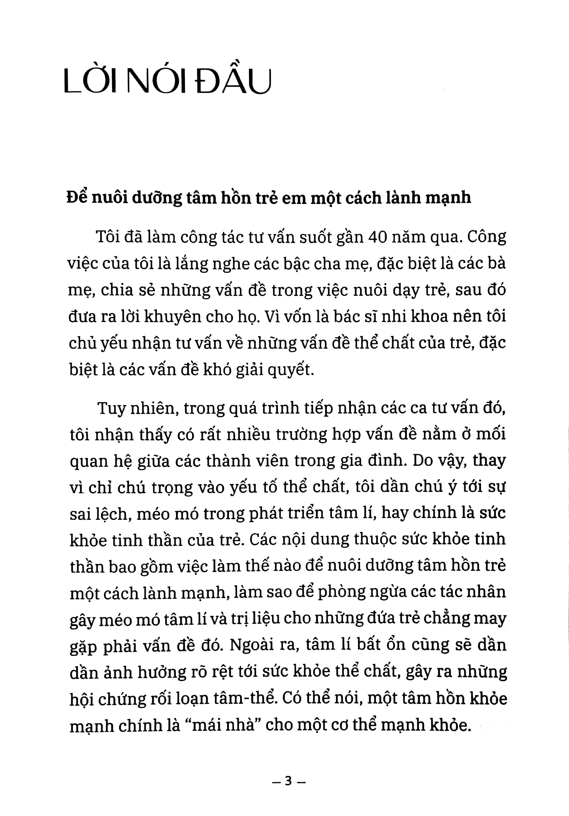 mẹ là nền tảng tâm hồn của trẻ
