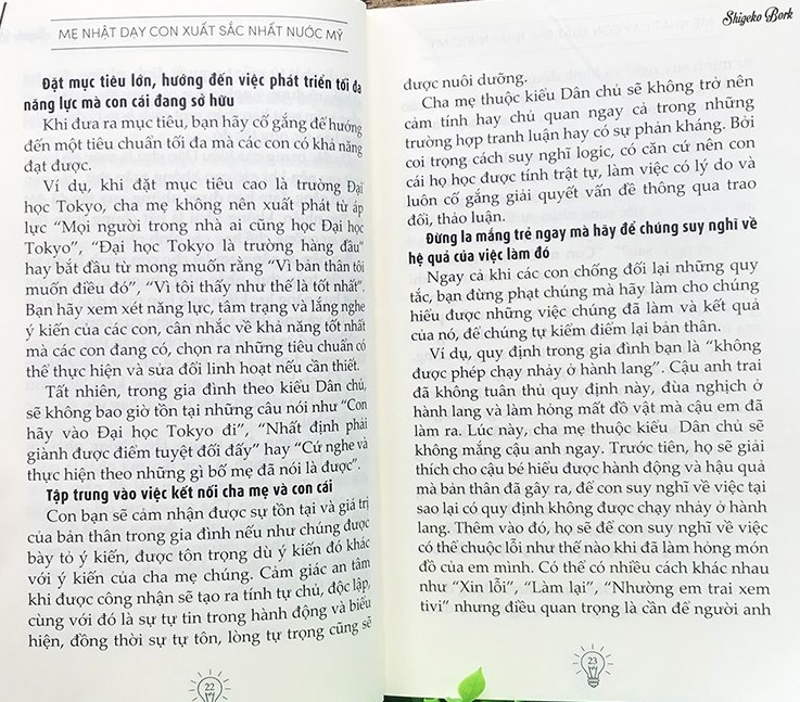 mẹ nhật dạy con xuất sắc nhất nước mỹ