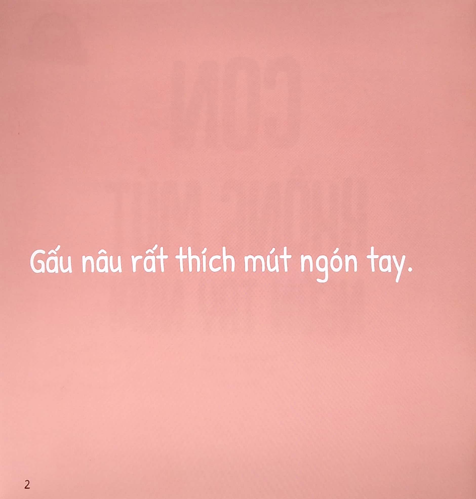 mẹ ơi, con đã lớn rồi! - con không mút ngón tay nữa!