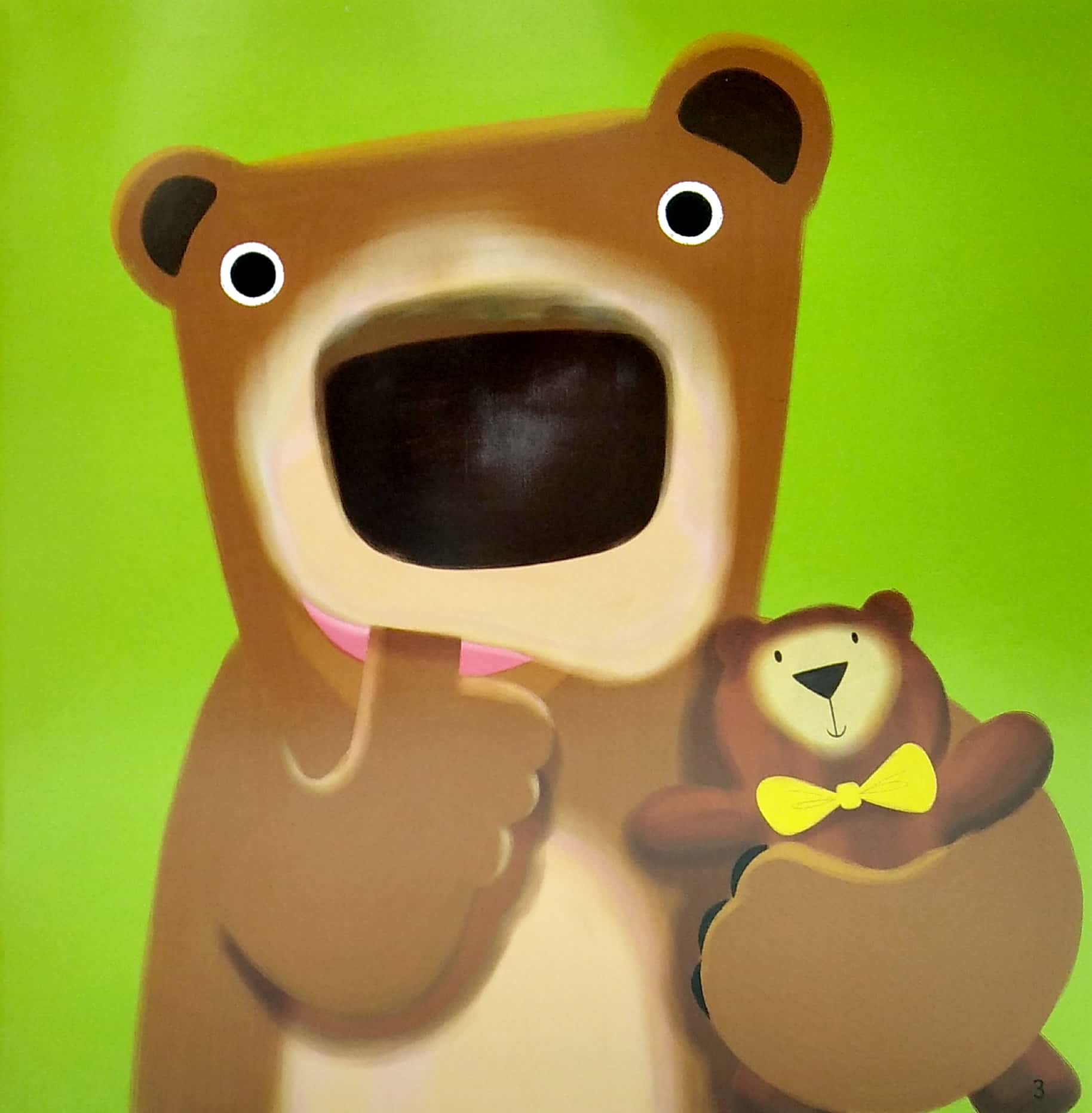 mẹ ơi, con đã lớn rồi! - con không mút ngón tay nữa!