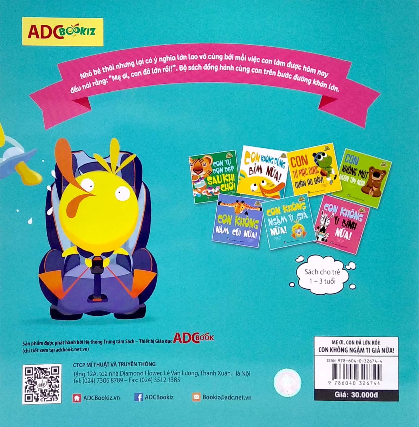 mẹ ơi, con đã lớn rồi! - con không ngậm ti giả nữa!