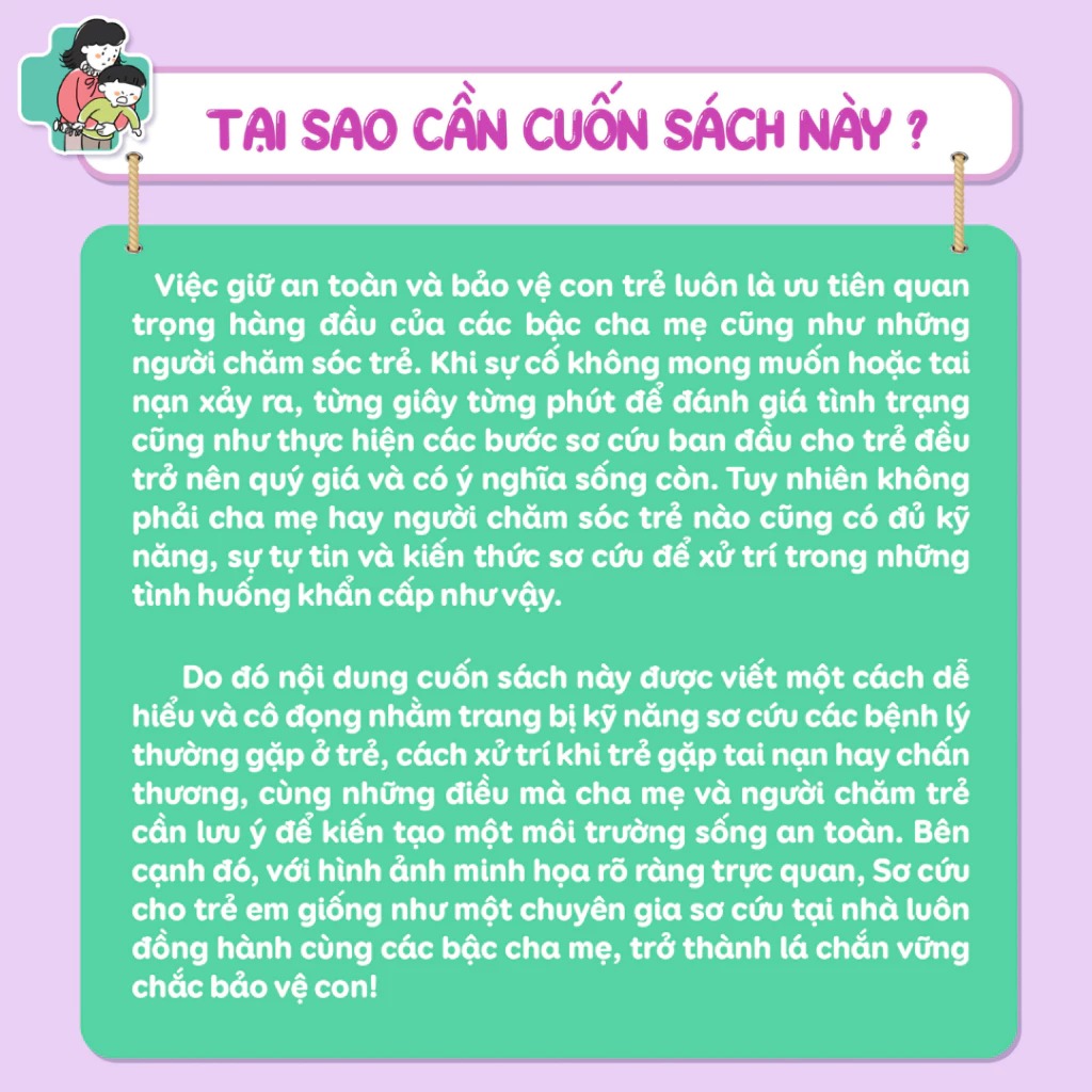 Mẹ Ơi, Đừng Lo! - Sơ Cứu Cho Trẻ Em