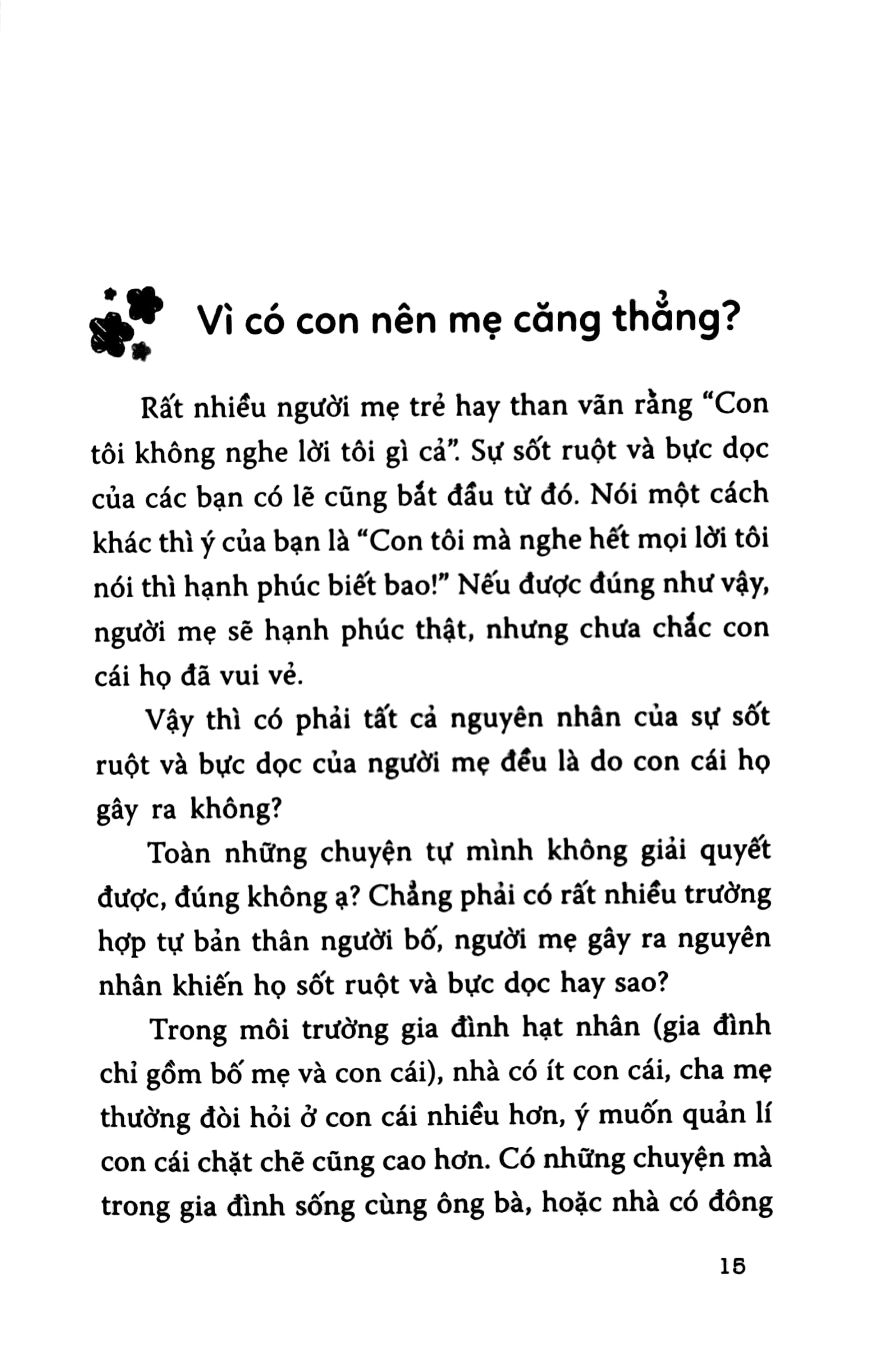 mẹ tập thói quen hay, con trưởng thành hạnh phúc