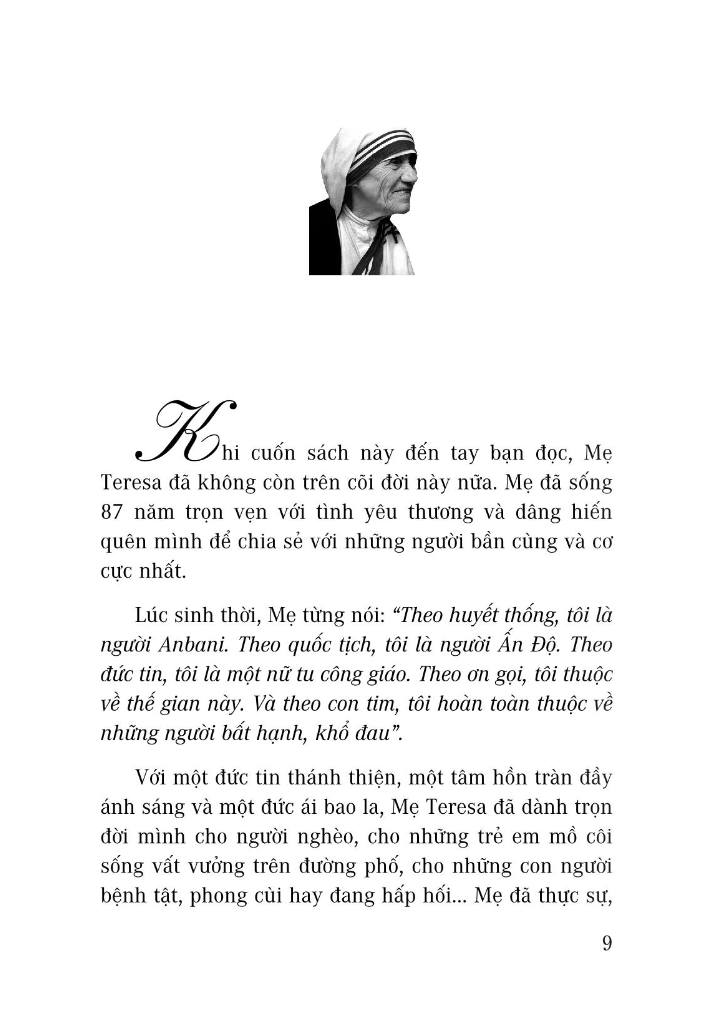 mẹ teresa - trên cả tình yêu (tái bản)